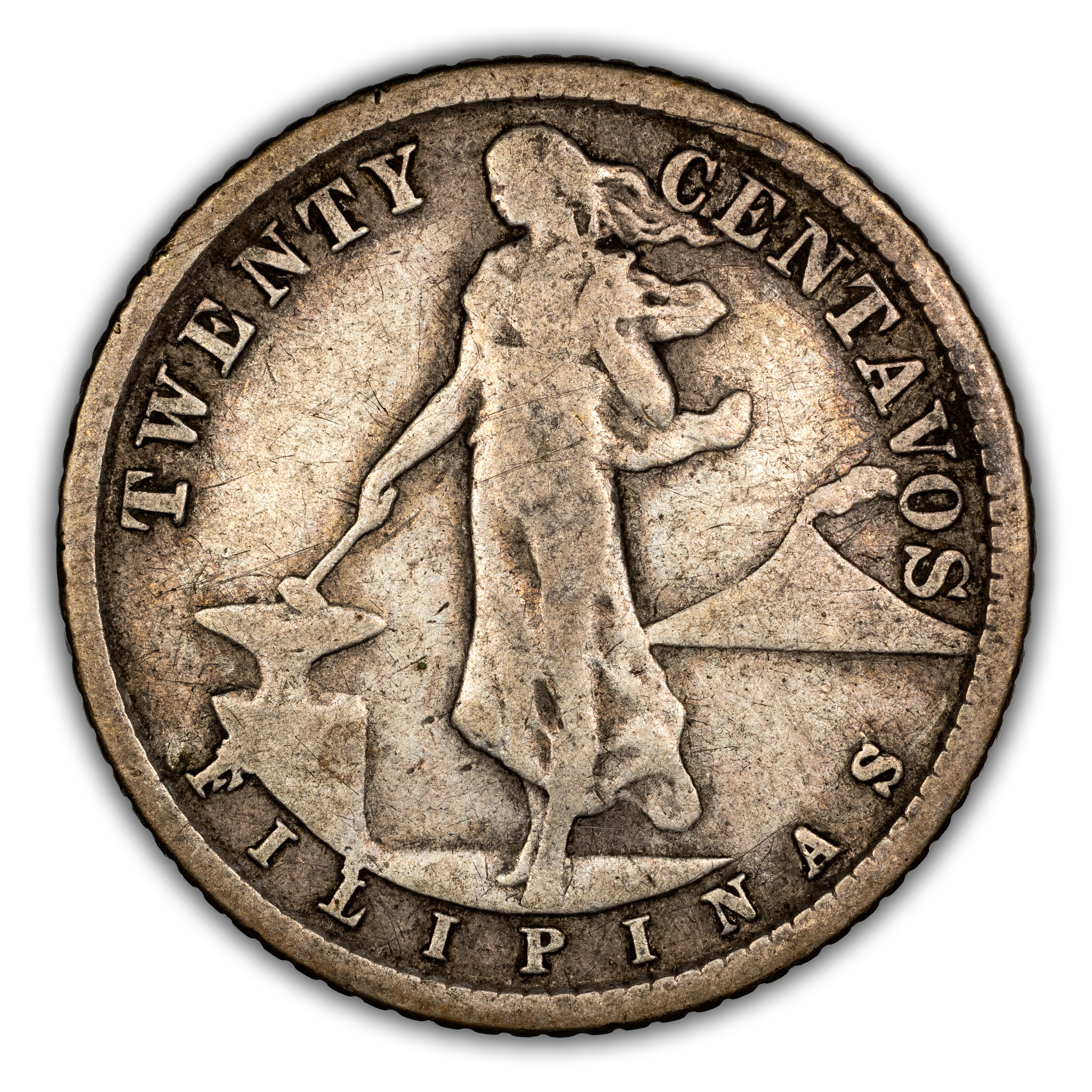 1919-S 20c U.S. Philippines MS