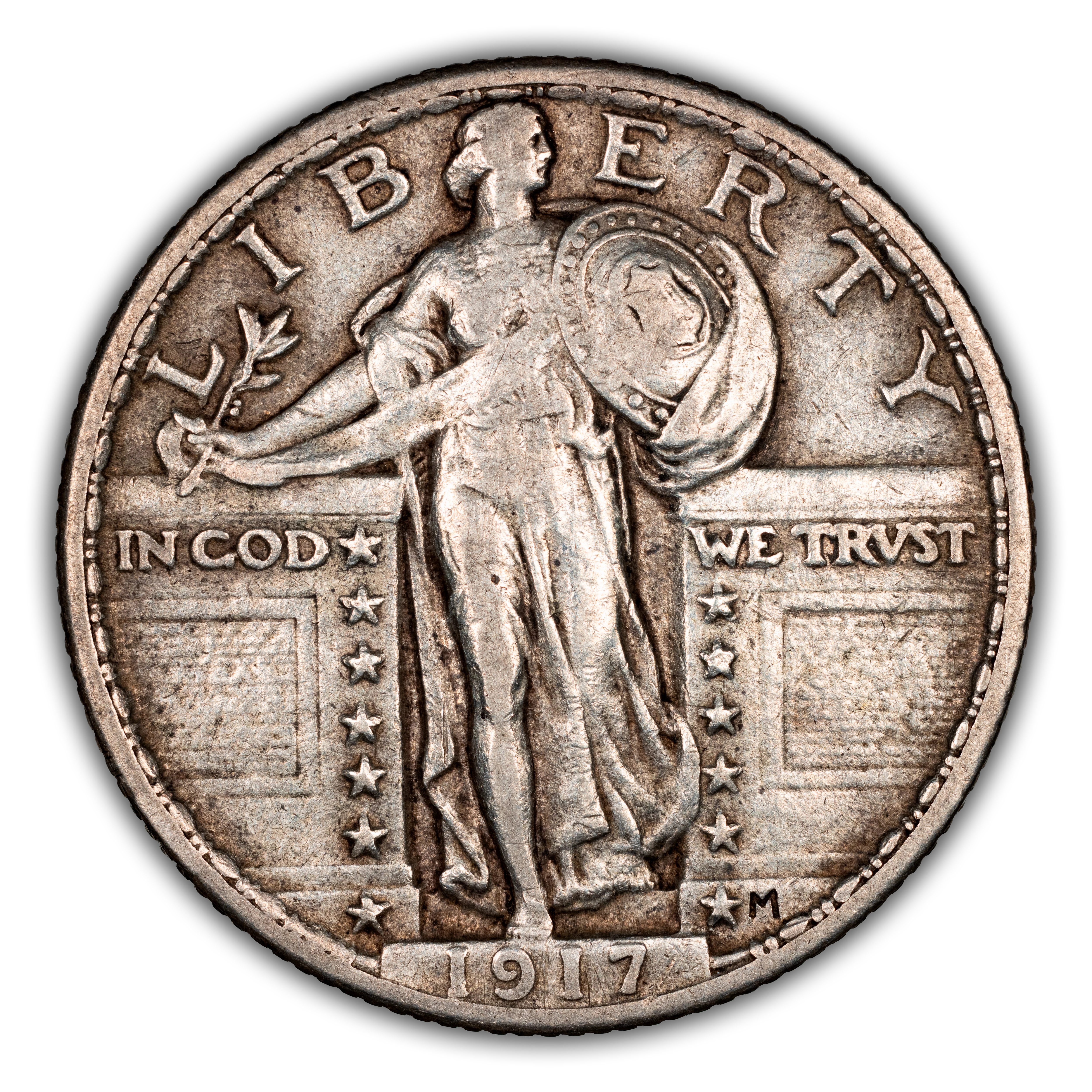 1917 25c Type 2 MS thumbnail 3