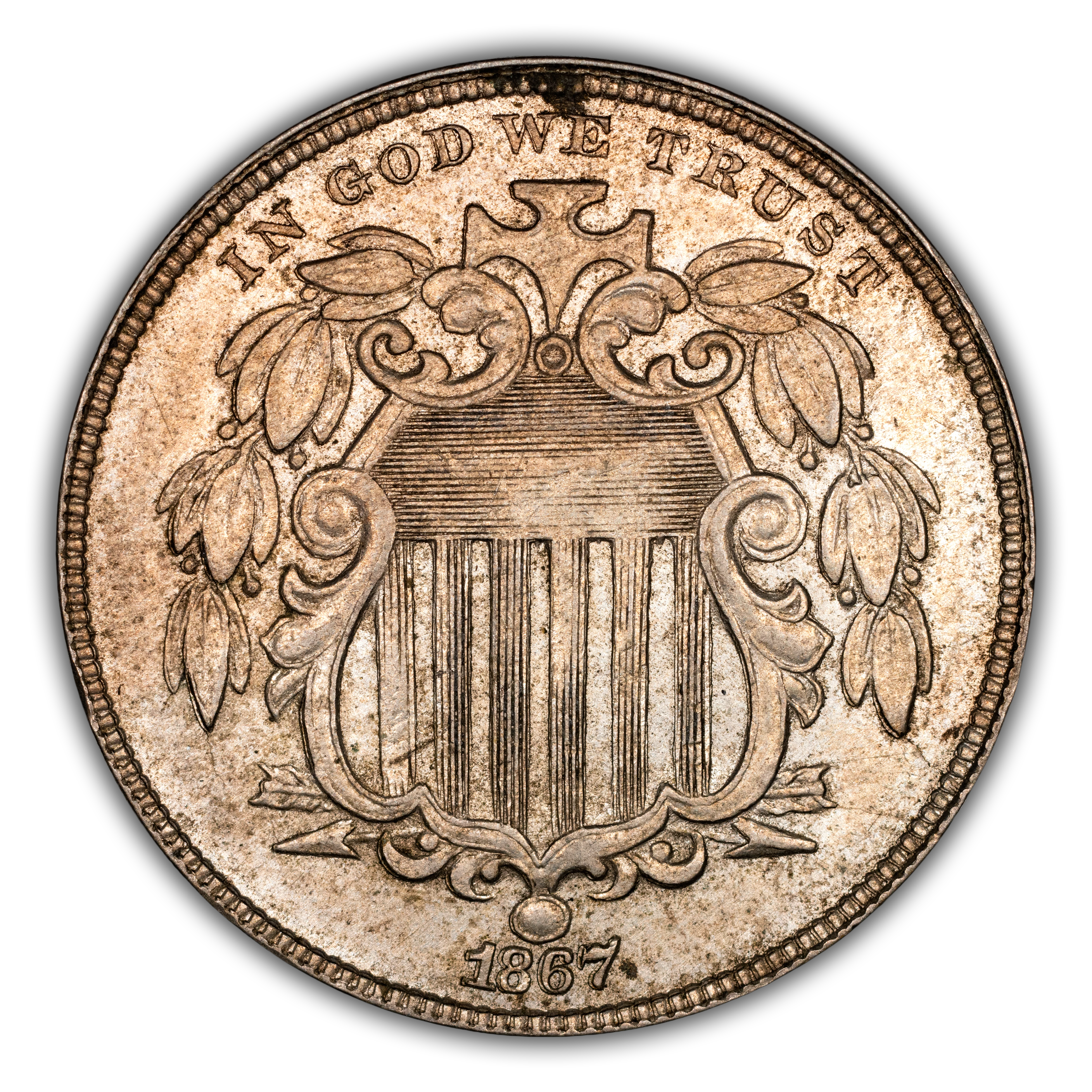 1867 5c No Rays MS thumbnail 3