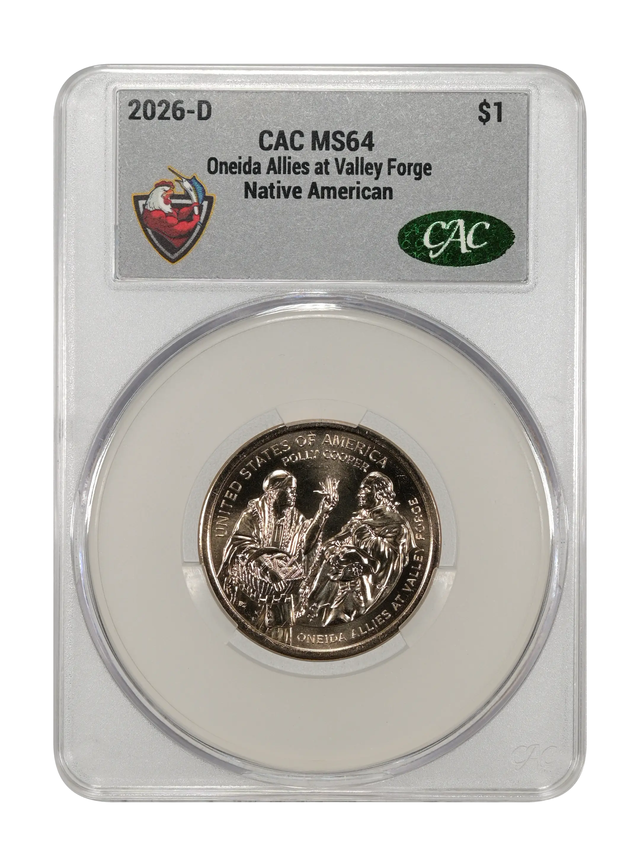 2026-D $1  Native American, Oneida Allies at Valley Forge MS thumbnail 10