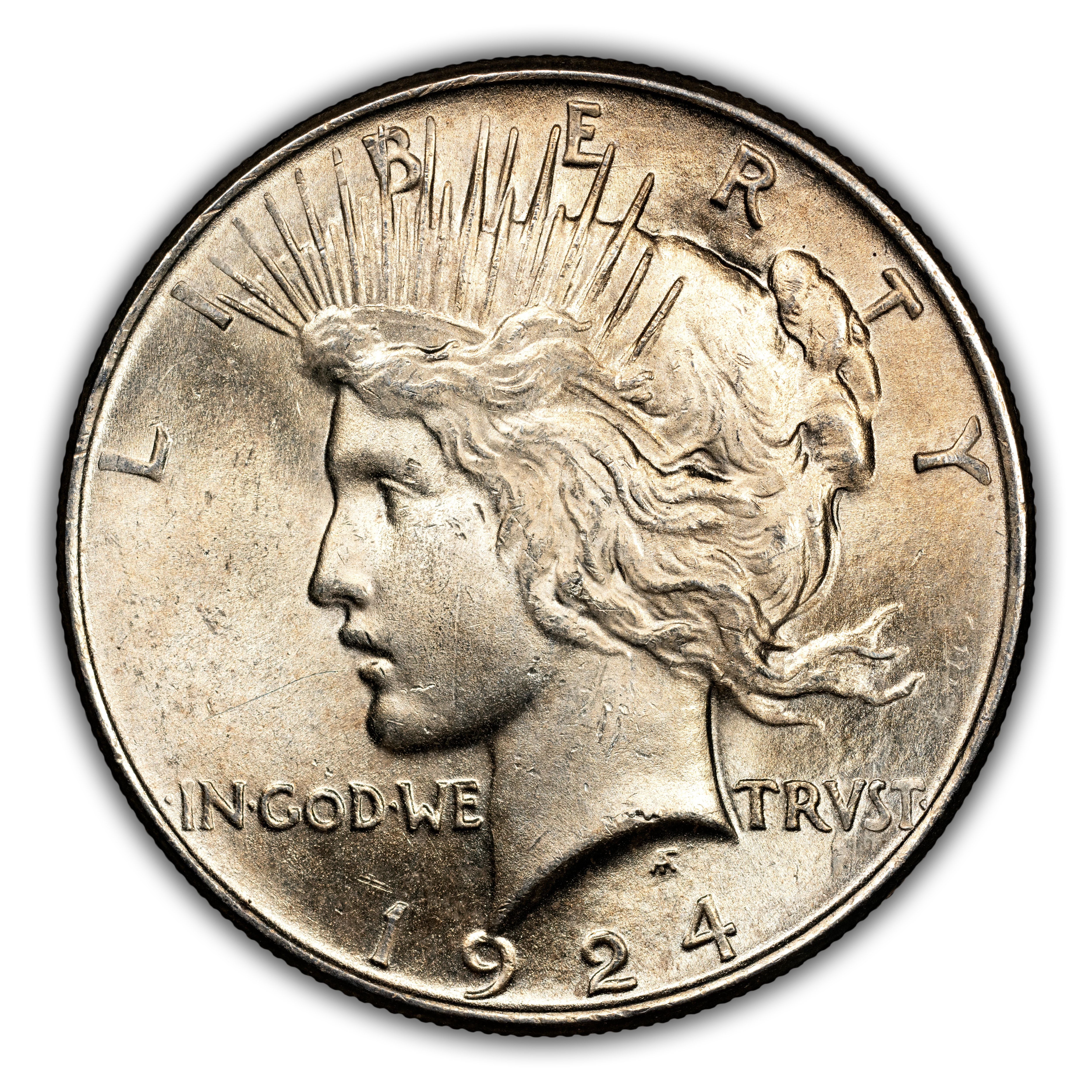 1924 $1  Clashed E, VAM-1D1 MS thumbnail 4