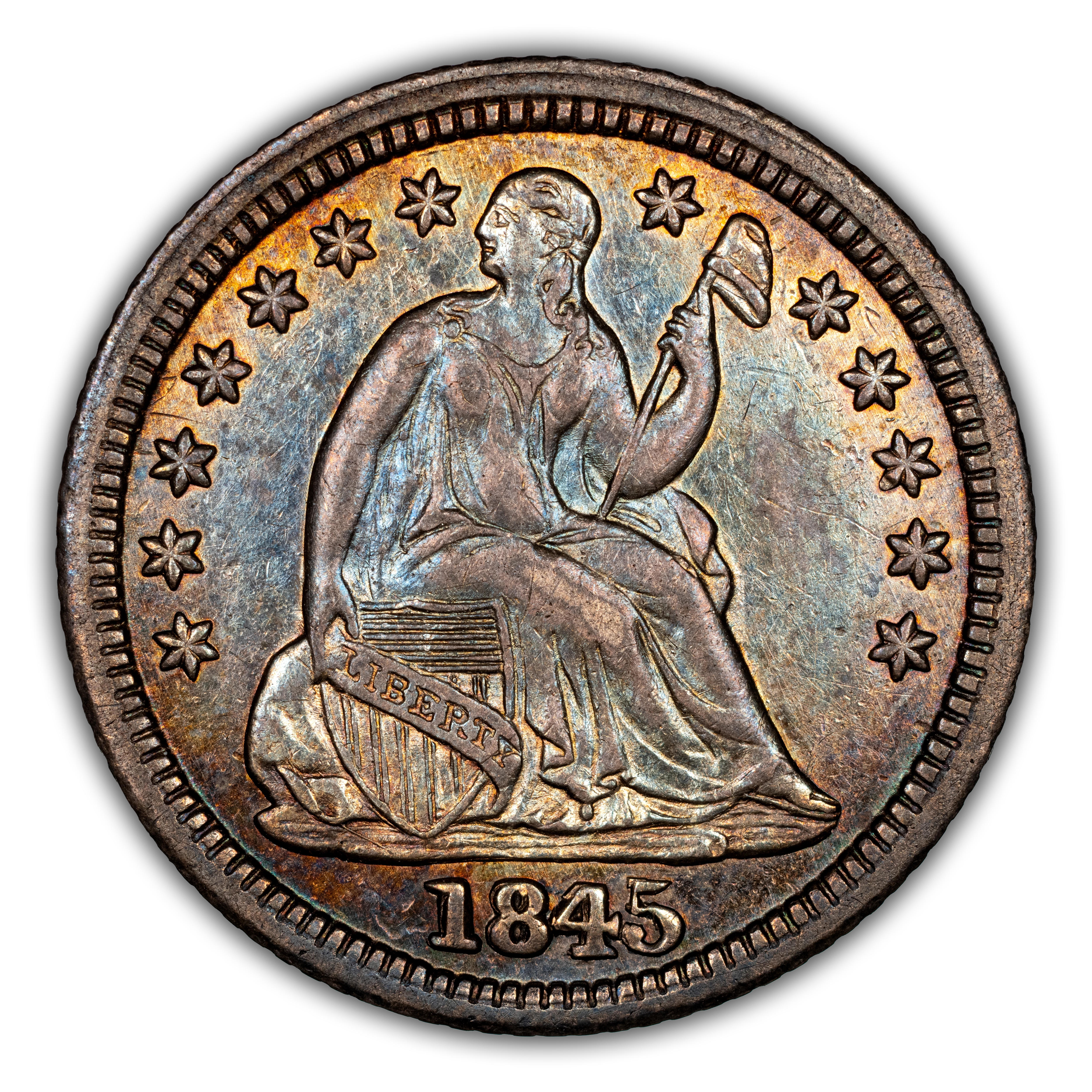 1845 H10c Repunched Date, FS-302 MS thumbnail 3