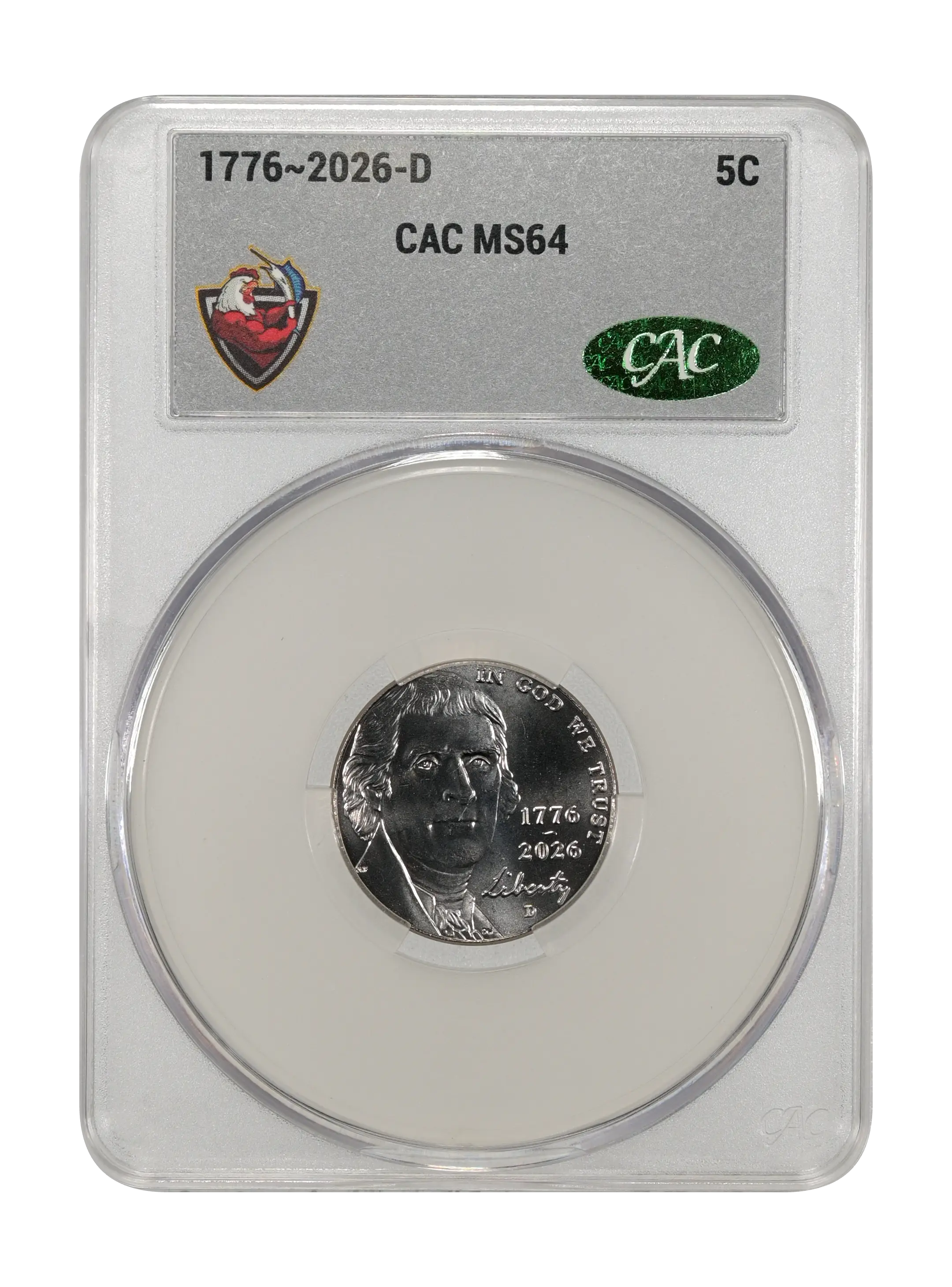 1776~2026-D 5c MS PL thumbnail 3