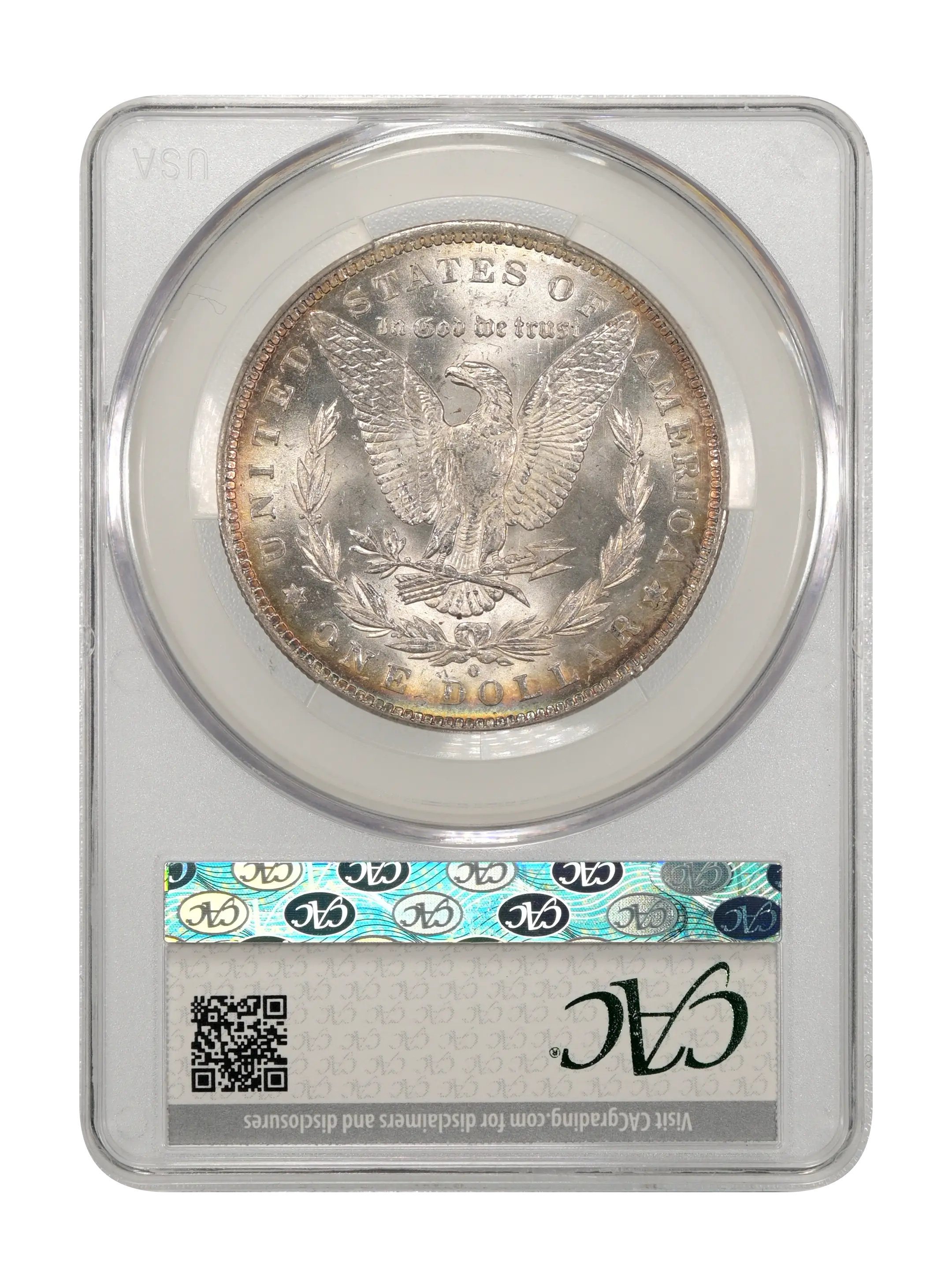 1884-O $1  Pitted Die, ED of UNITED, VAM-7A MS thumbnail 13