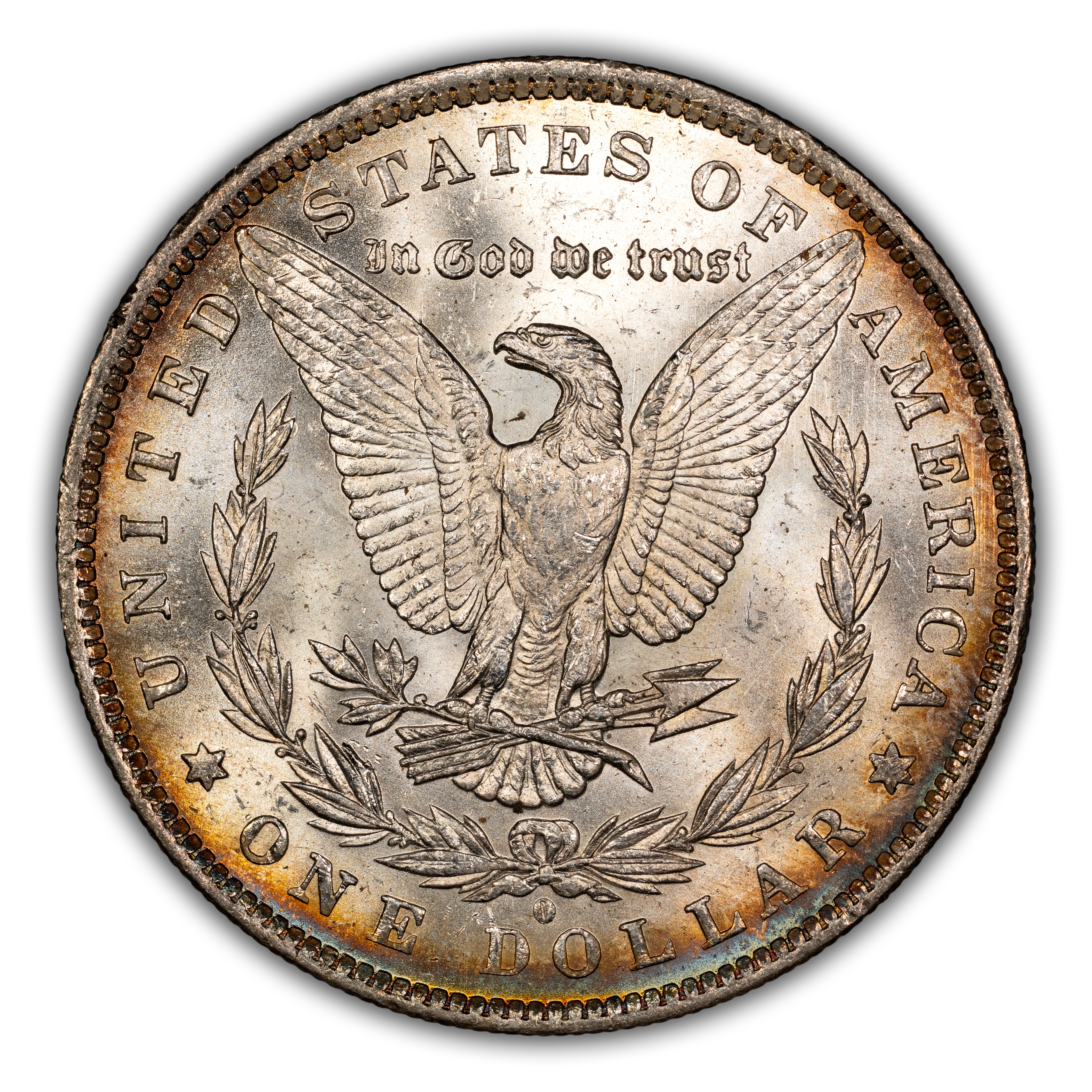 1884-O $1  Pitted Die, ED of UNITED, VAM-7A MS thumbnail 4