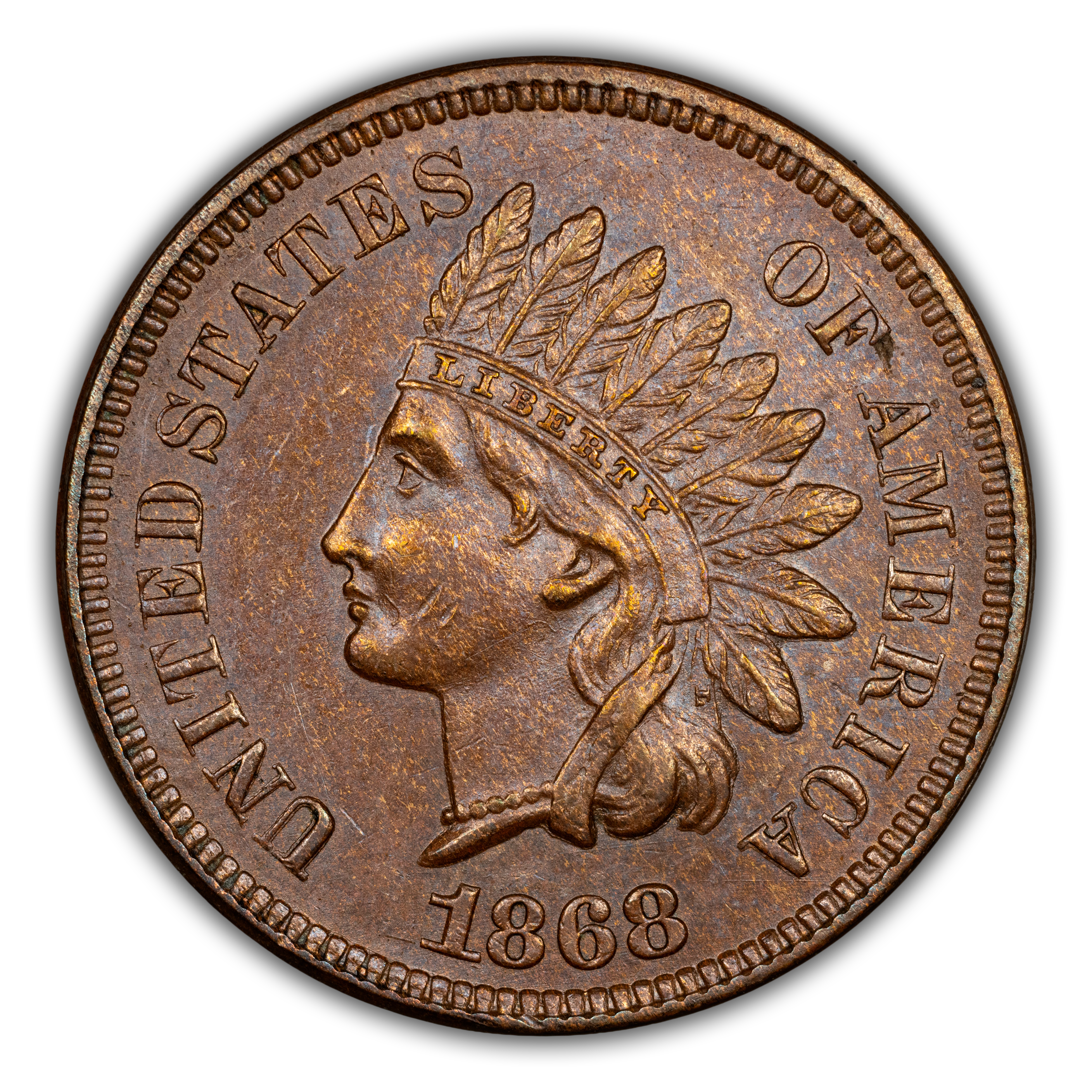 1868 1c Misplaced Date, FS-301, S-8 MS BN thumbnail 2
