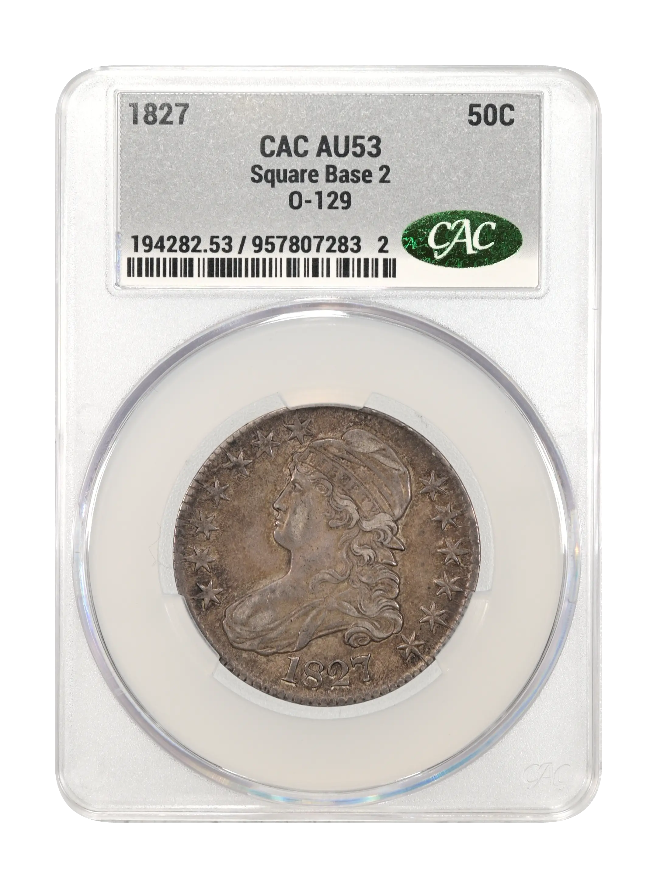 1827 50c Square Base 2, O-129 MS thumbnail 9