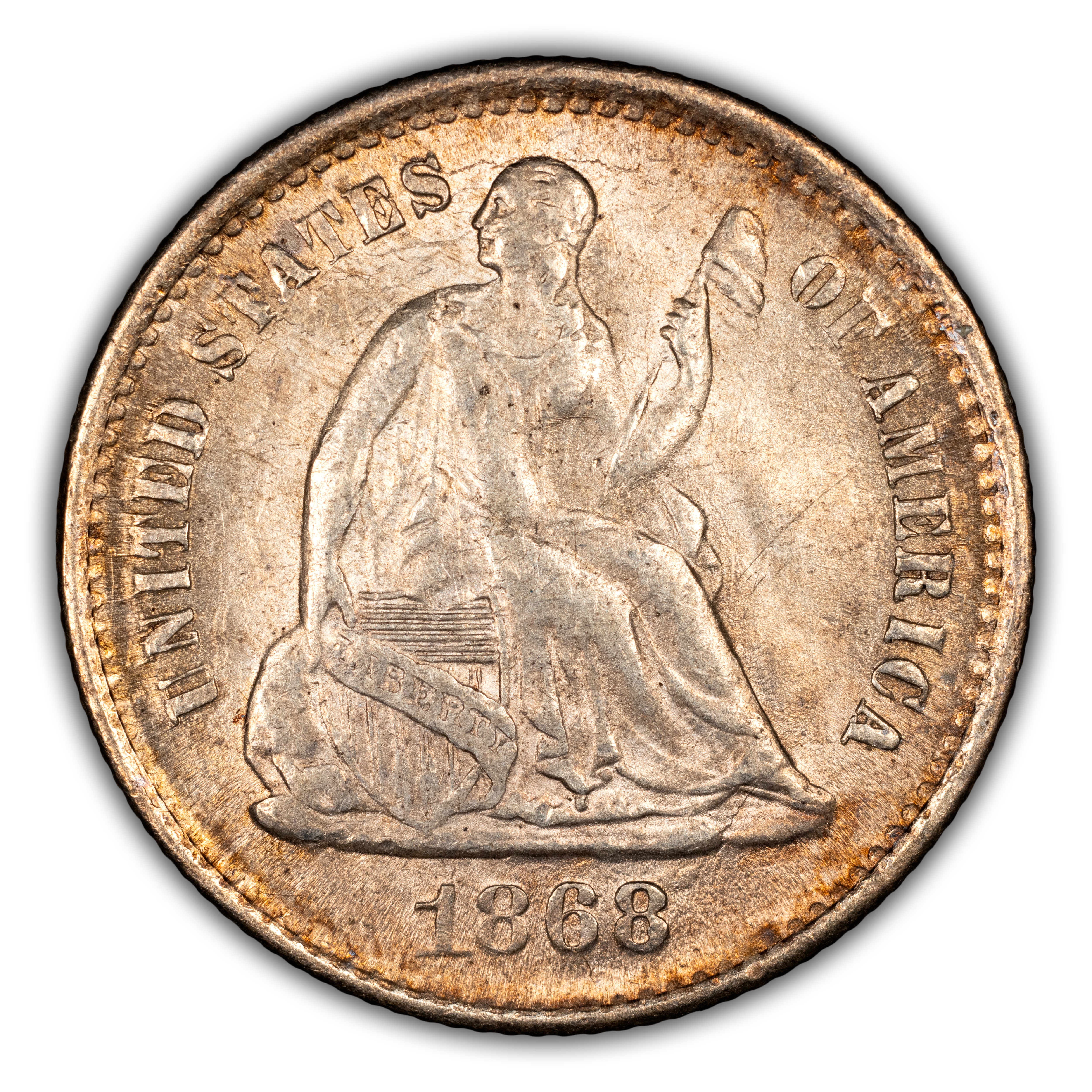 1868-S H10c MS thumbnail 3
