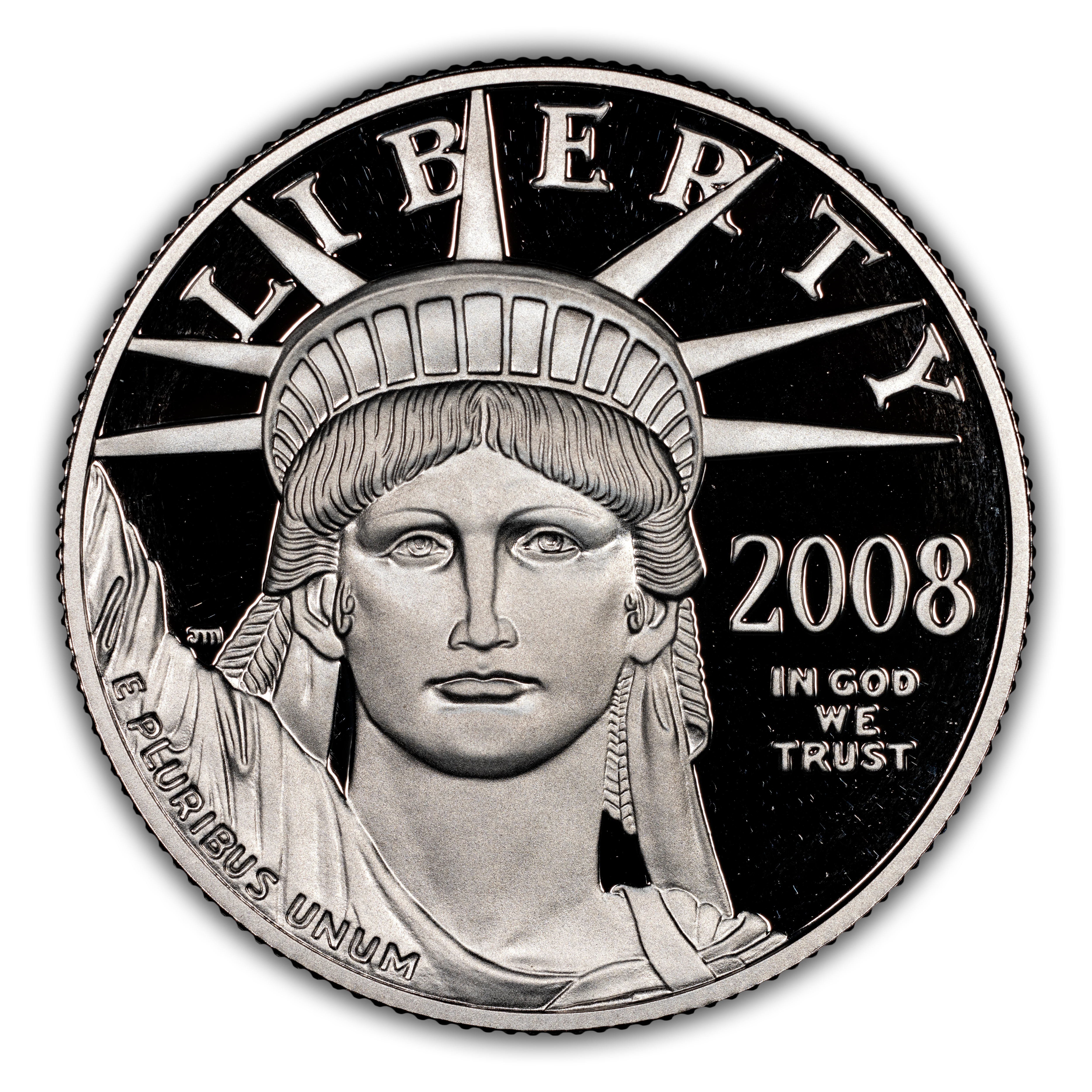 2008-W P$50  Platinum Eagle PR DCAM thumbnail 3