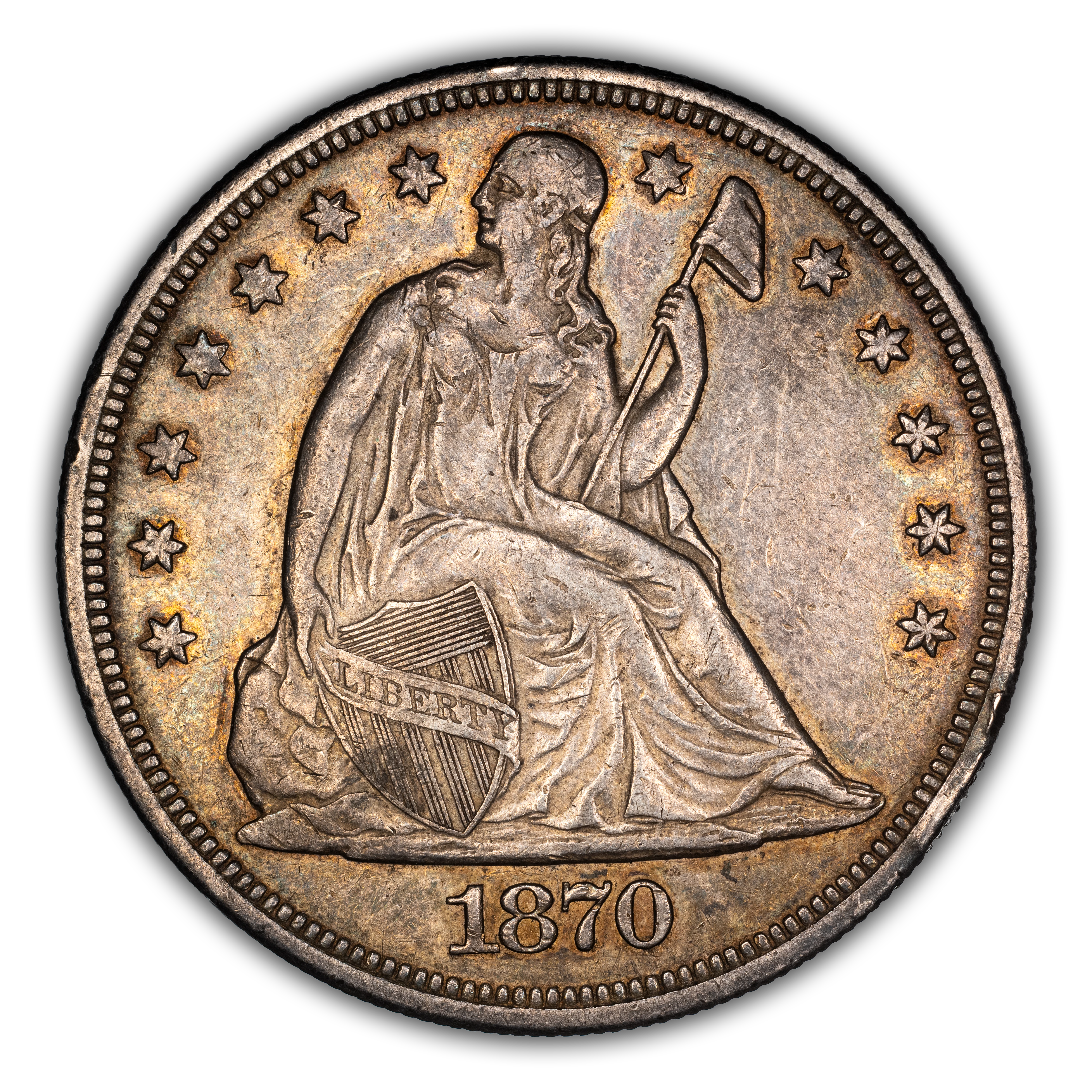 1870-CC $1  MS thumbnail 3