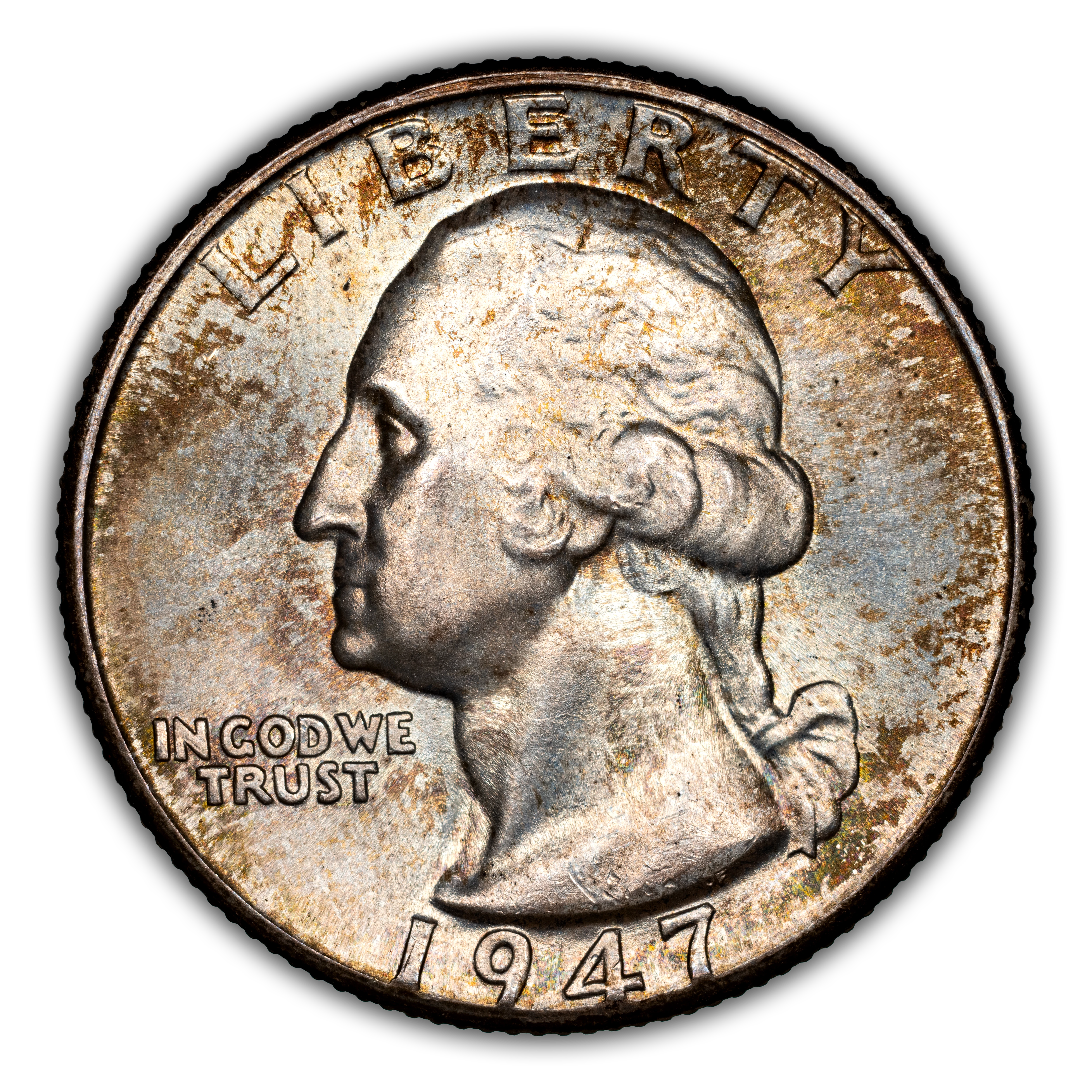 1947-D 25c MS thumbnail 3