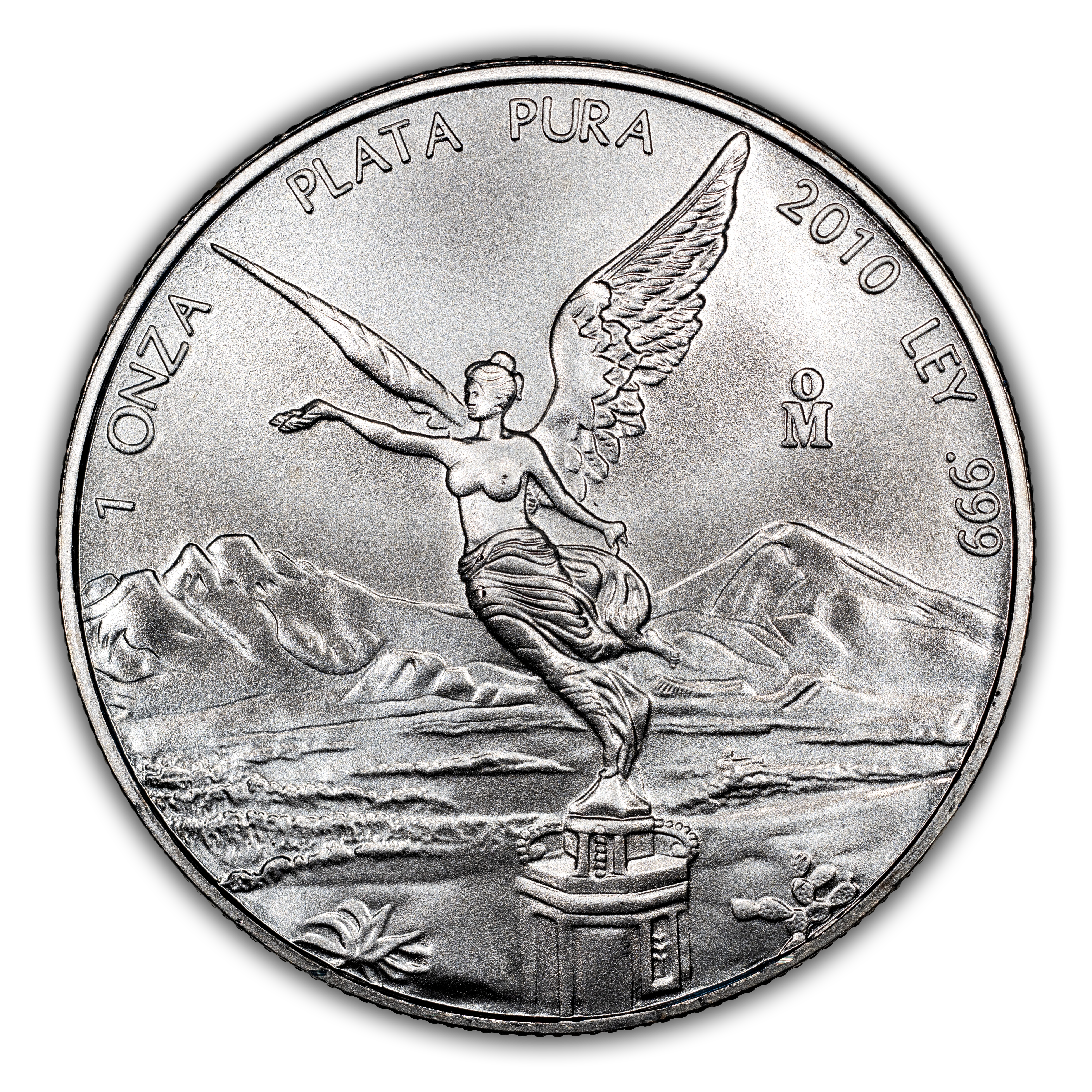 2010-Mo 1 Onza Libertad, Silver MS (KM-639) thumbnail 2