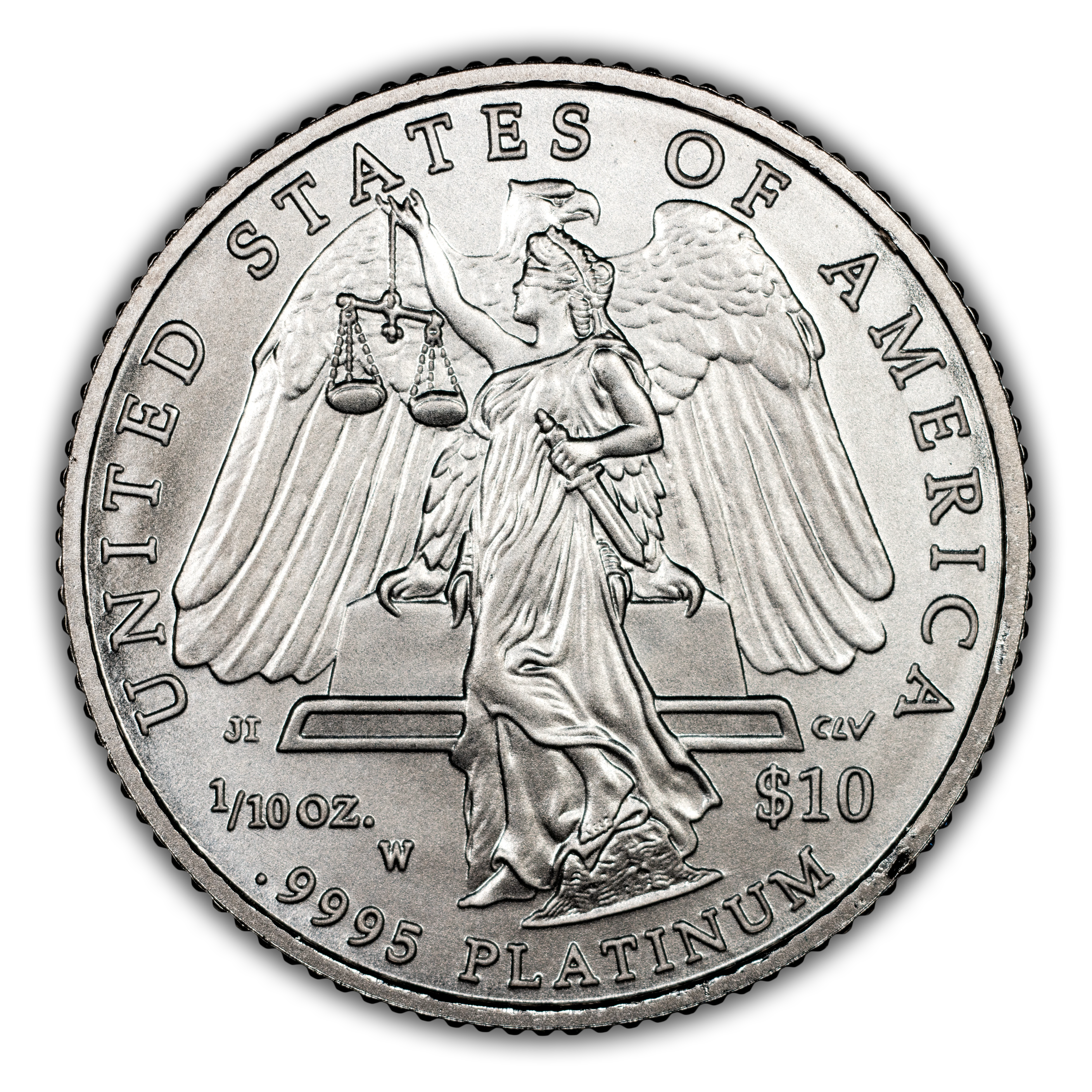 2008-W $10  Platinum Eagle, Burnished MS thumbnail 7