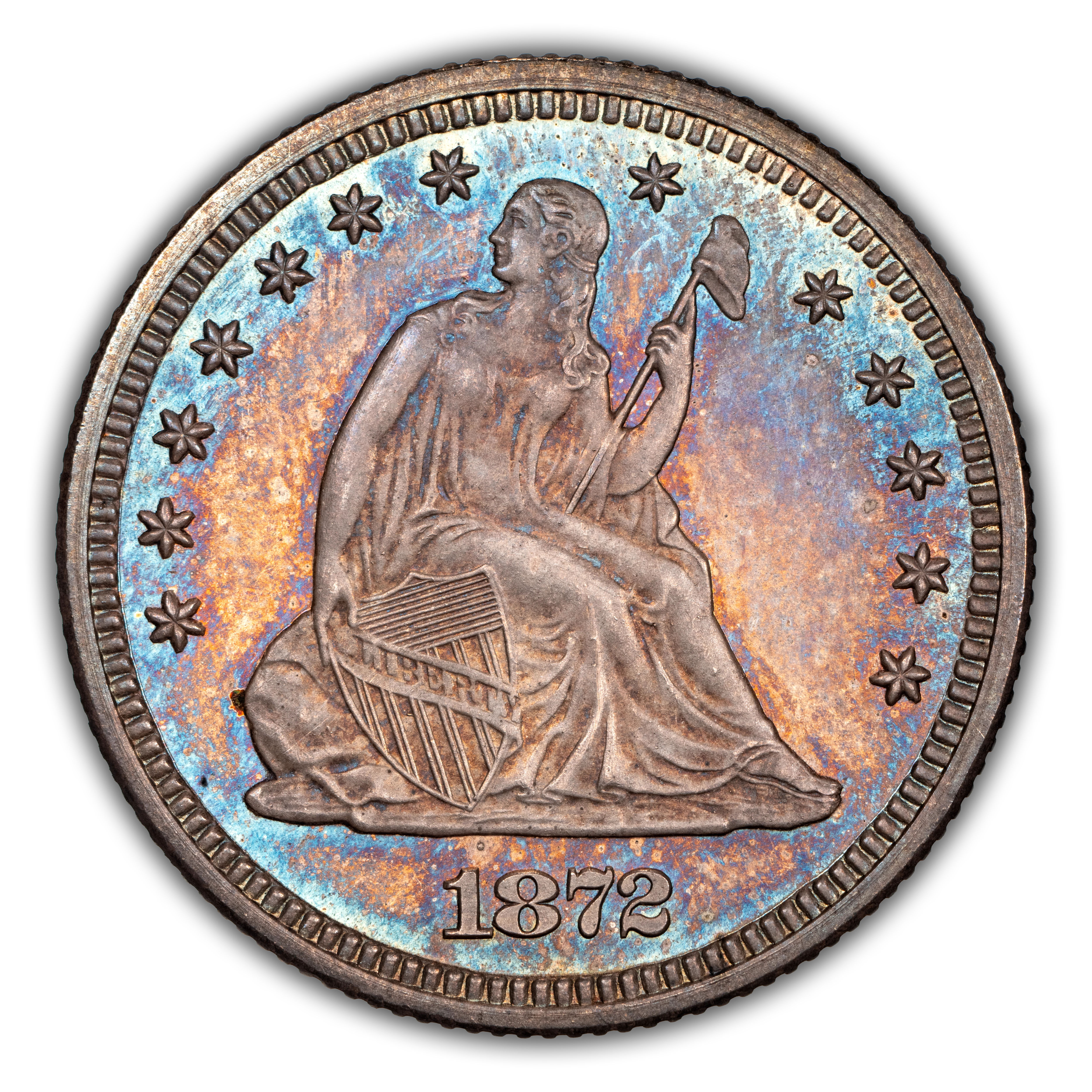 1872 25c PR