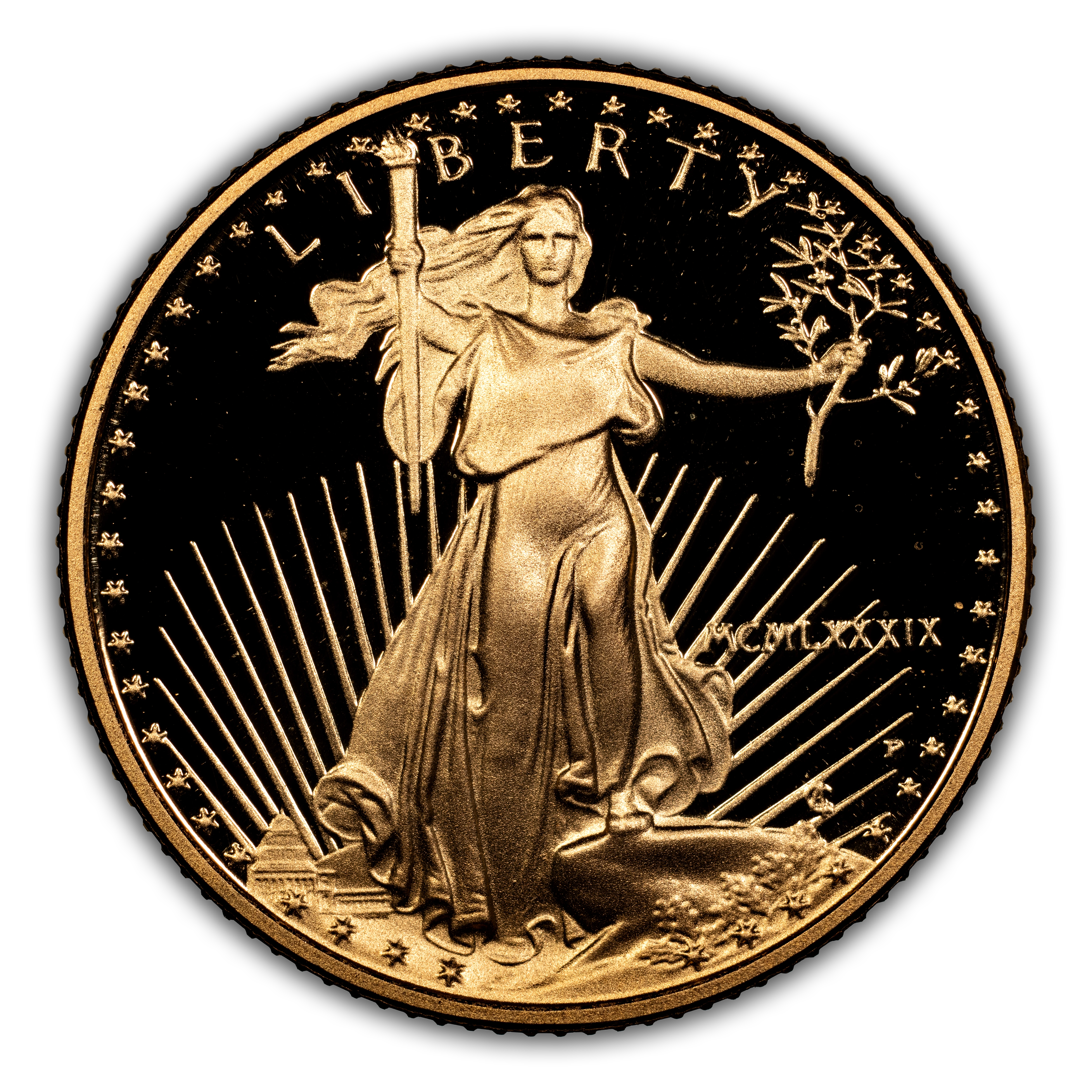 1989-P $5 Gold Eagle PR DCAM