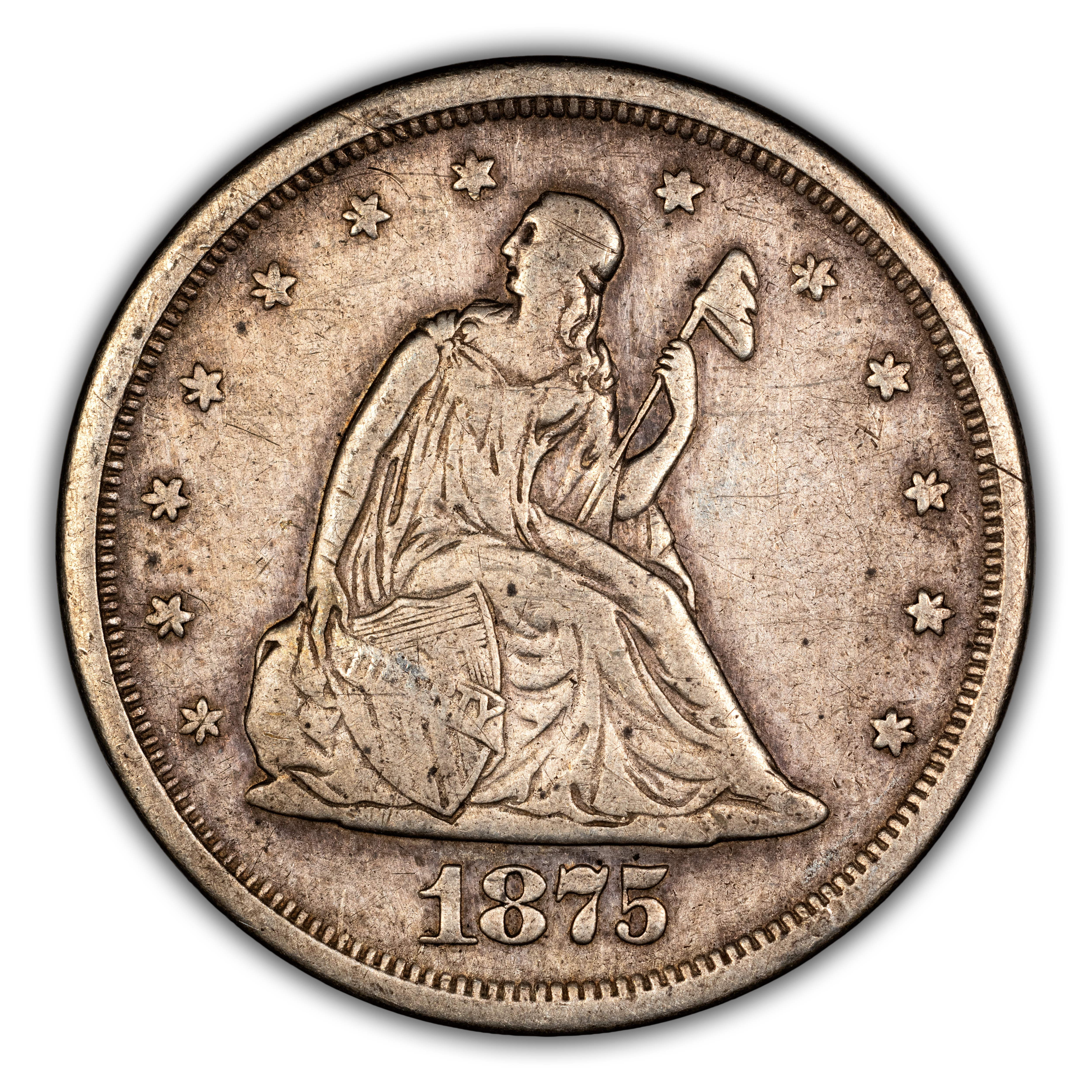 1875-S 25c MS thumbnail 3