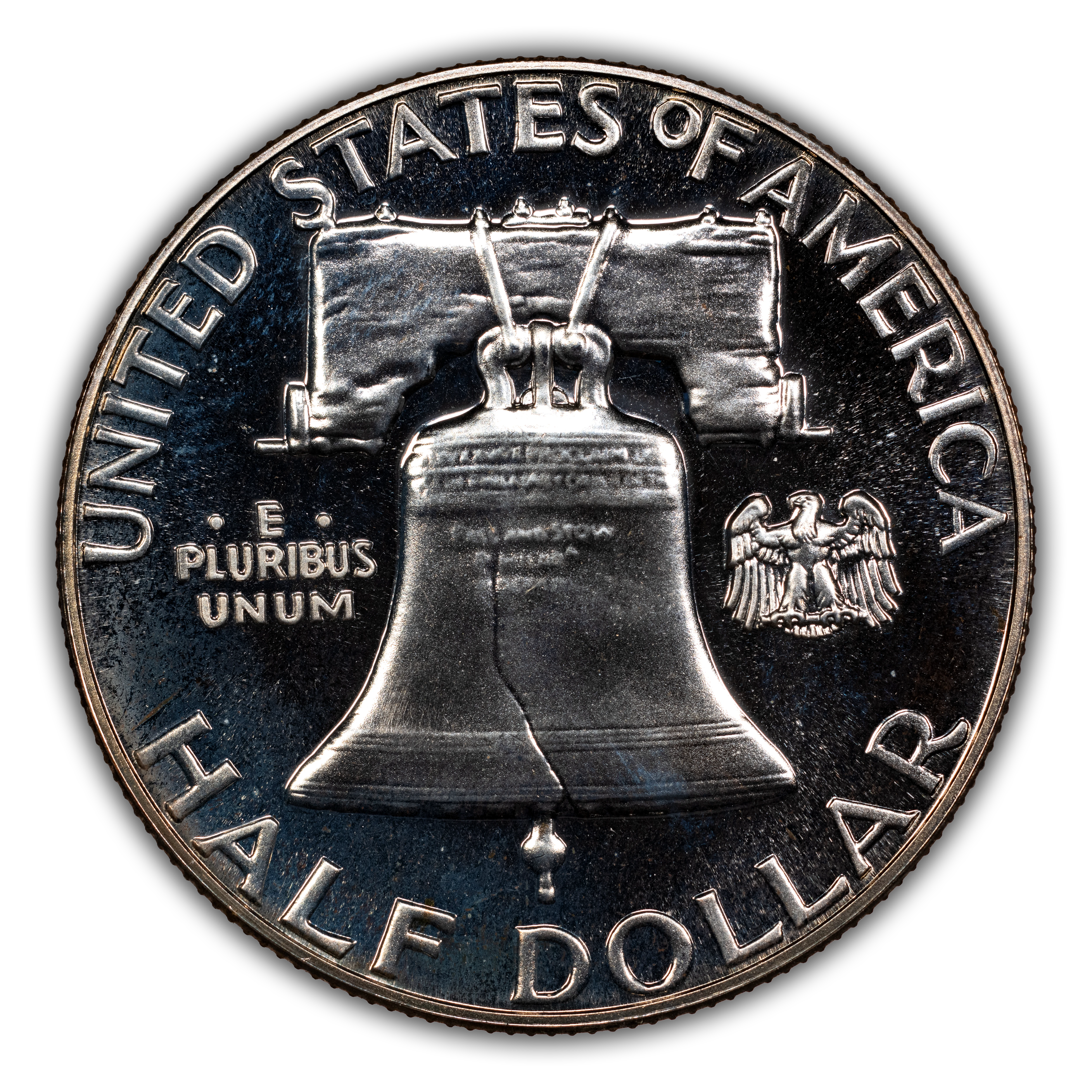 1961 50c Doubled Die Reverse, FS-803 PR thumbnail 3