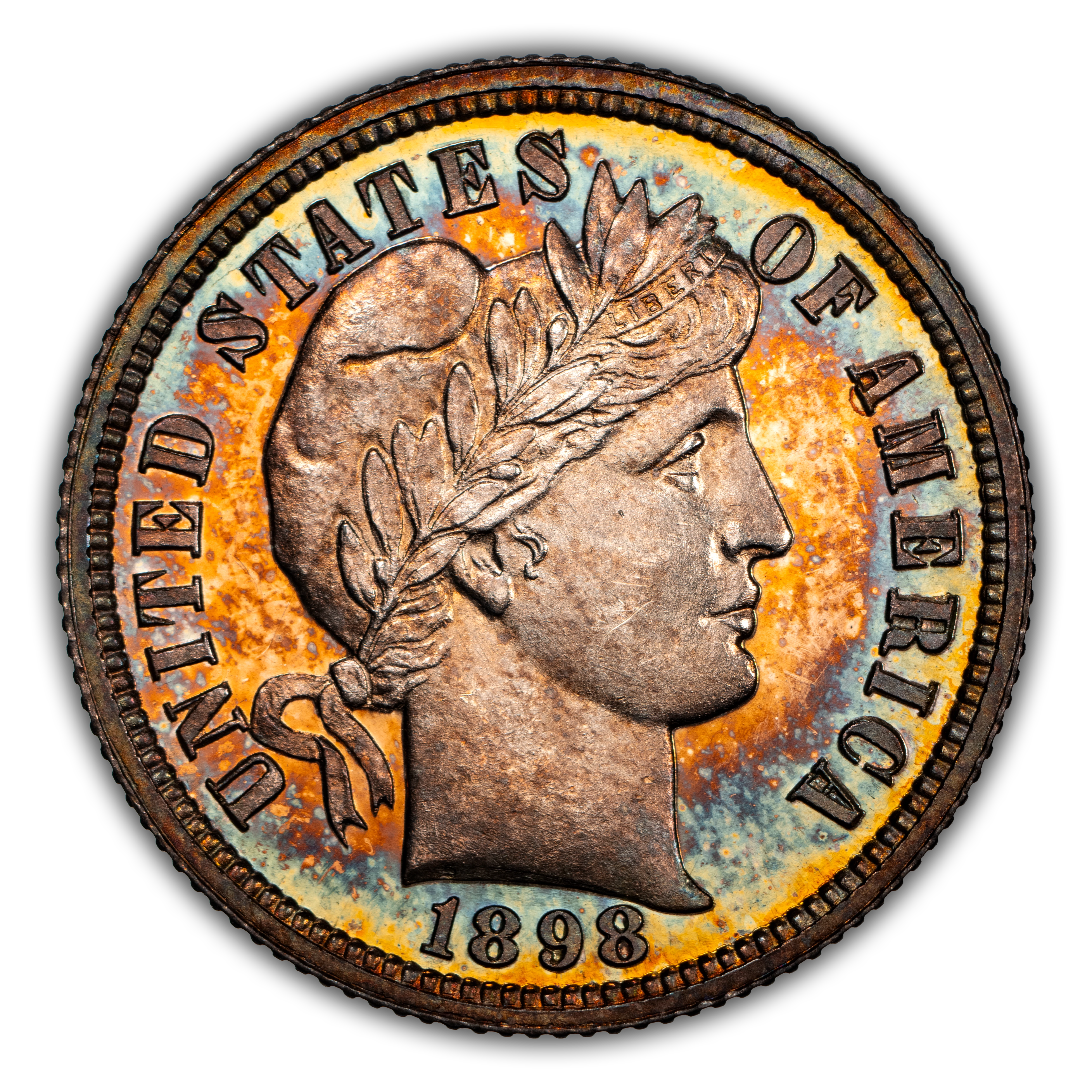 1898 10c PR CAM