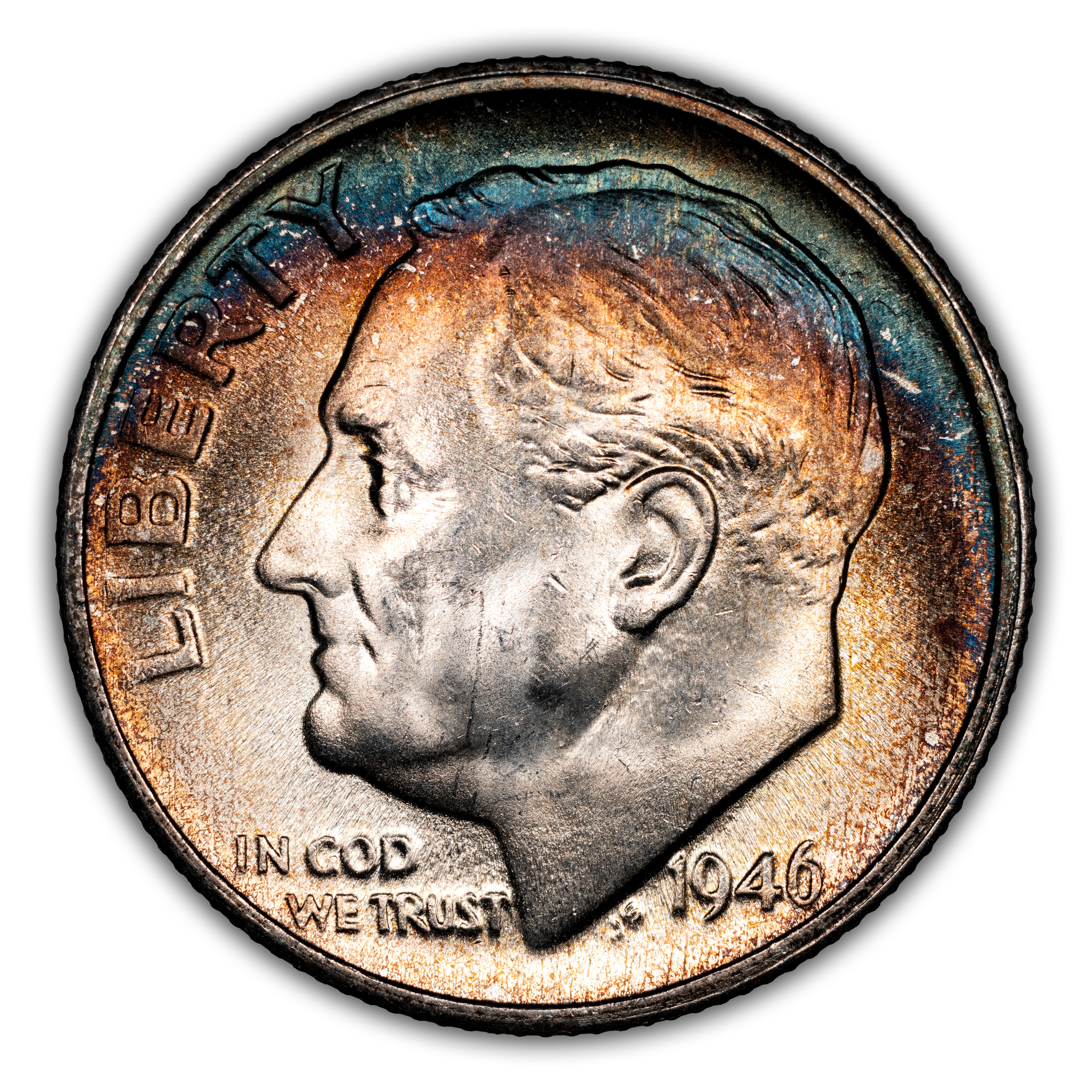 1946-S/S 10c Repunched Mintmark, FS-503 MS thumbnail 3