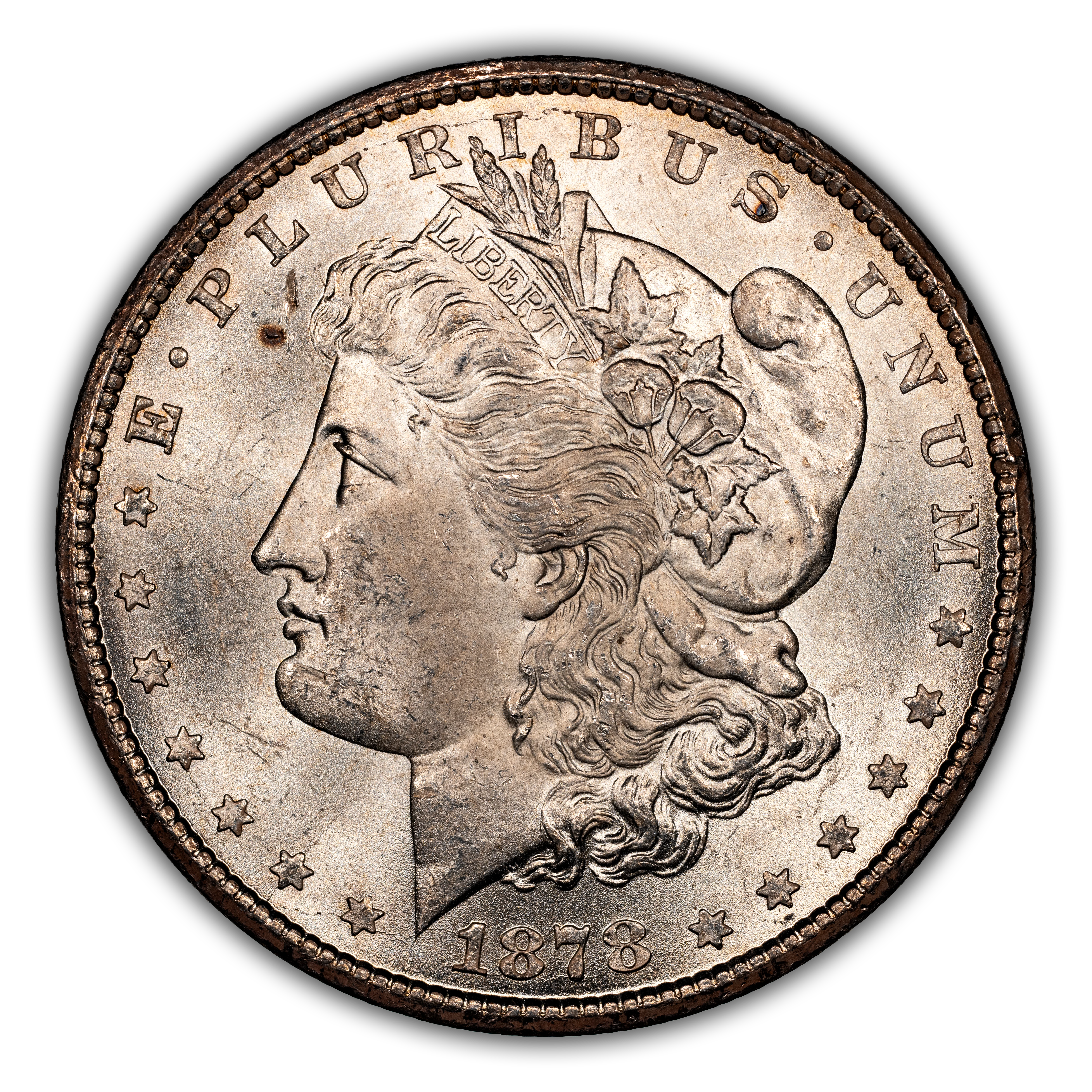 1878-CC $1  Line in IB, VAM-1B MS thumbnail 2