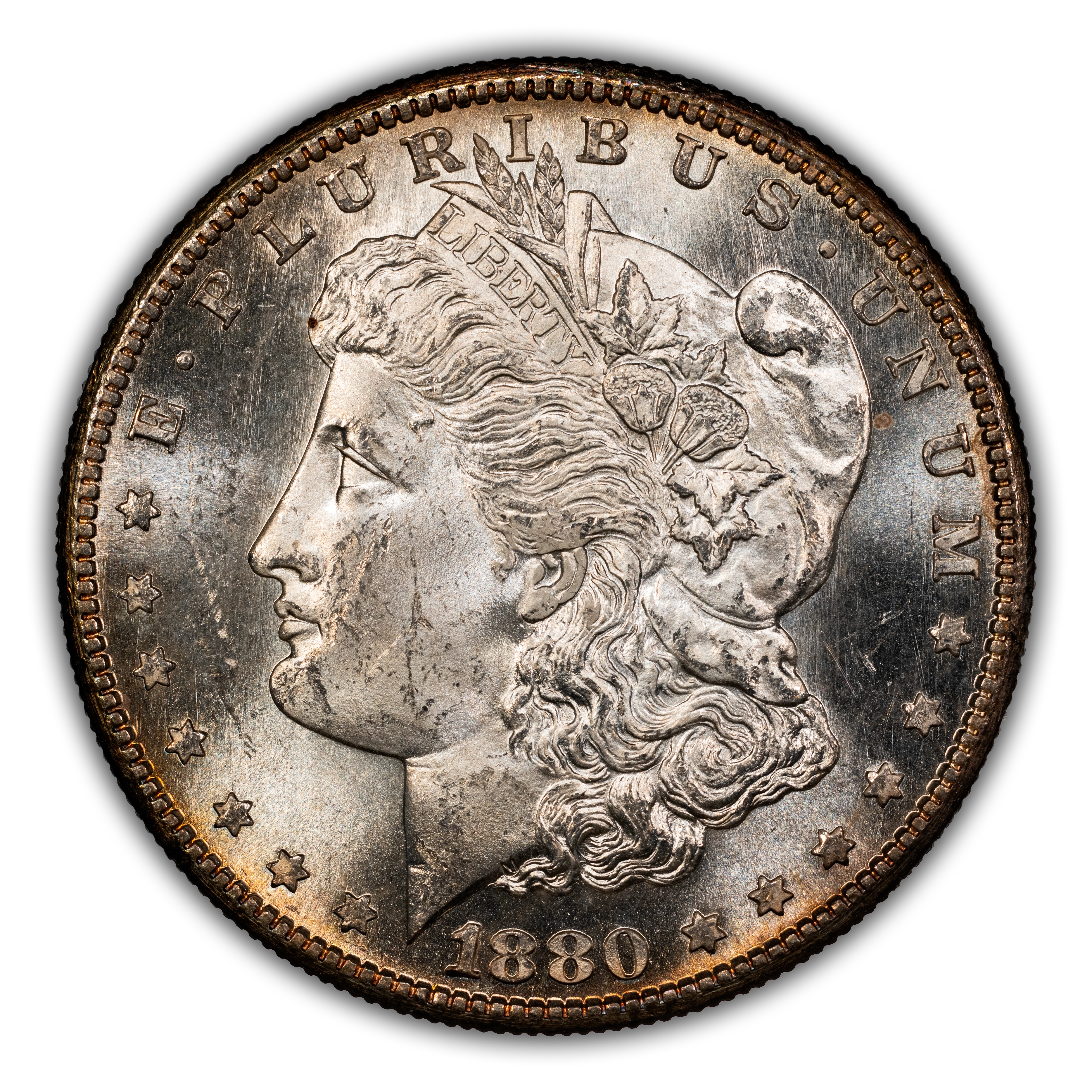 1880-S $1  Doubled Date, VAM-63  MS thumbnail 2