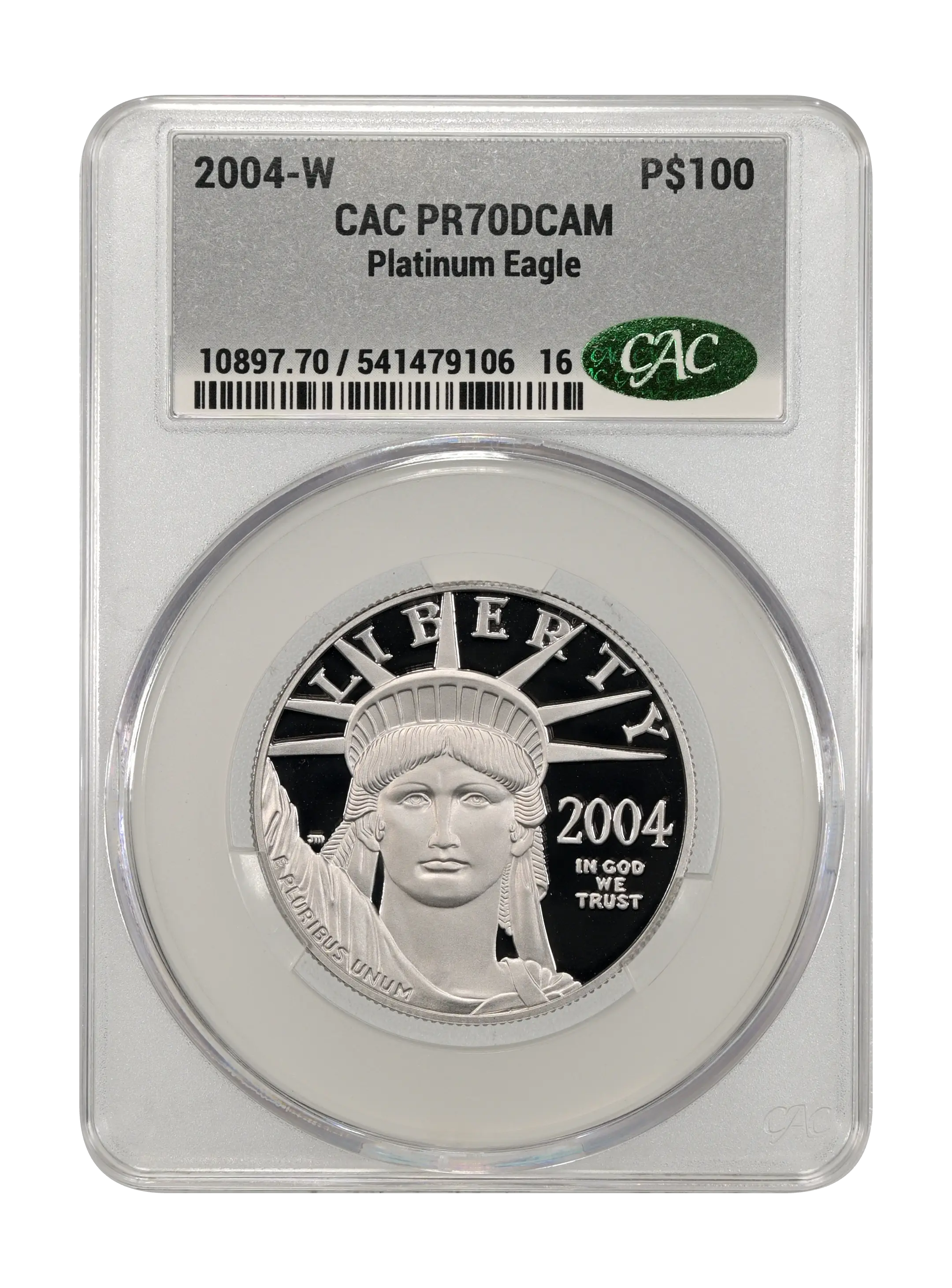 2004-W P$100  Platinum Eagle PR DCAM PR65 DCAM CAC thumbnail 23