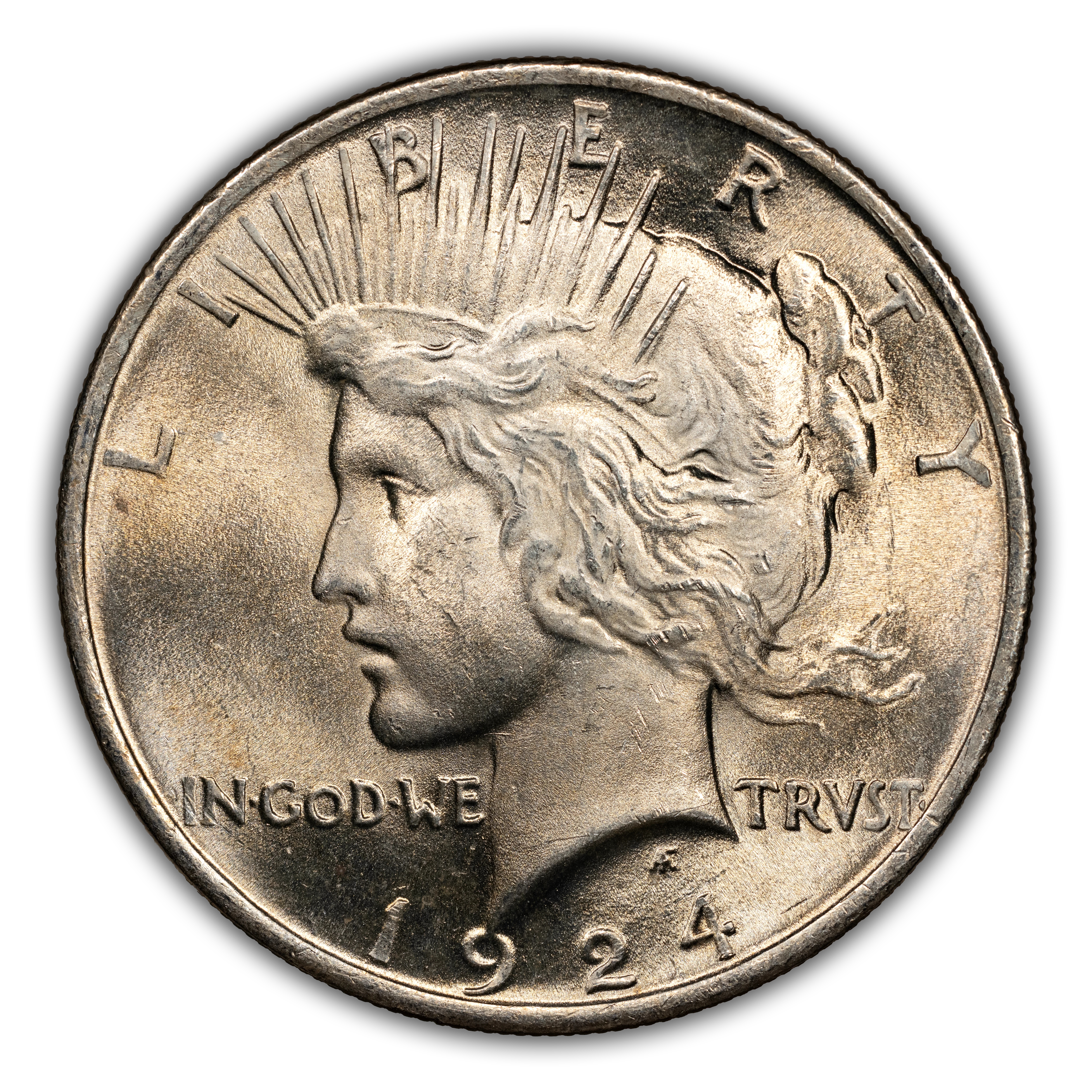 1924 $1  Clashed E, VAM-1D1 MS thumbnail 2