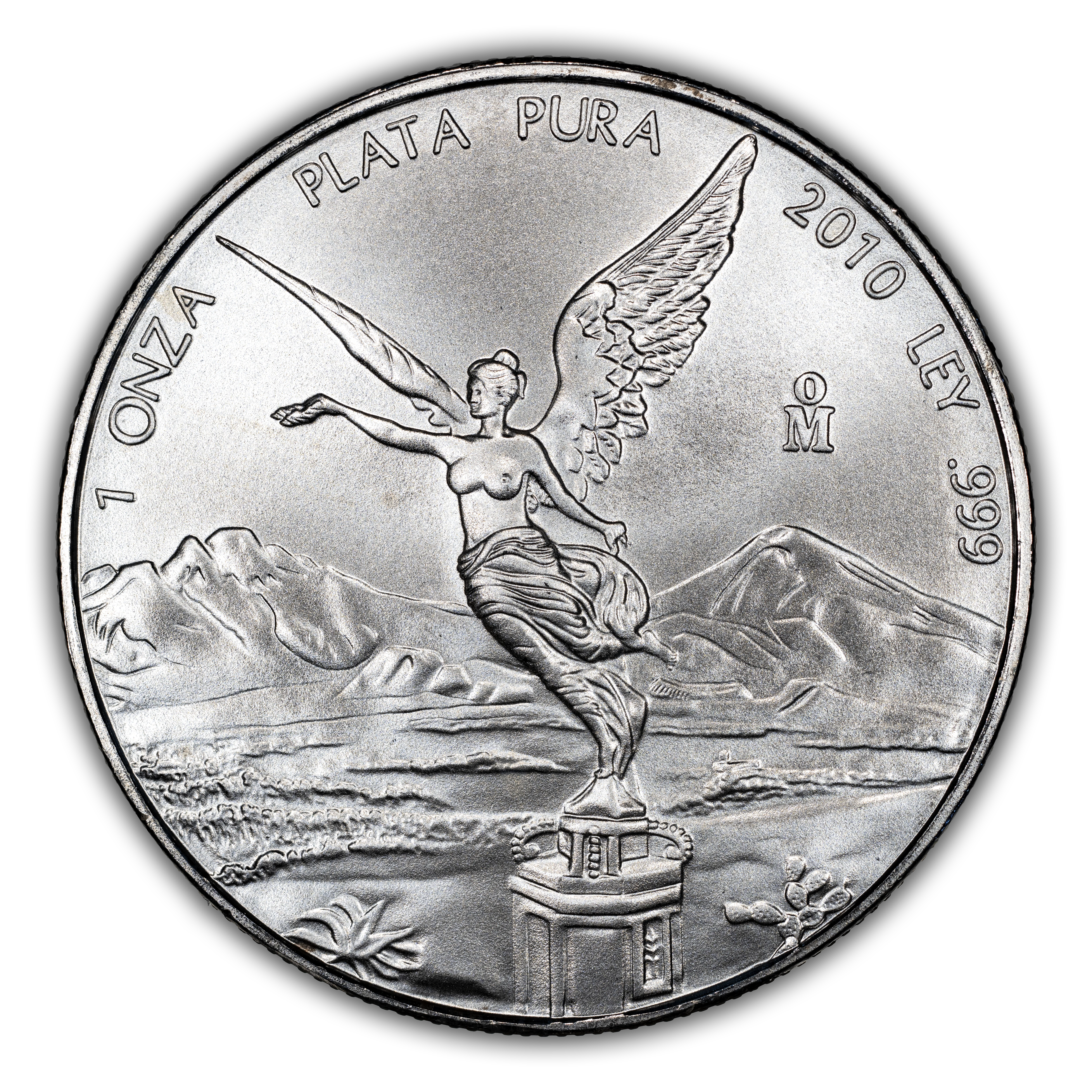 2010-Mo 1 Onza Libertad, Silver MS (KM-639) thumbnail 3