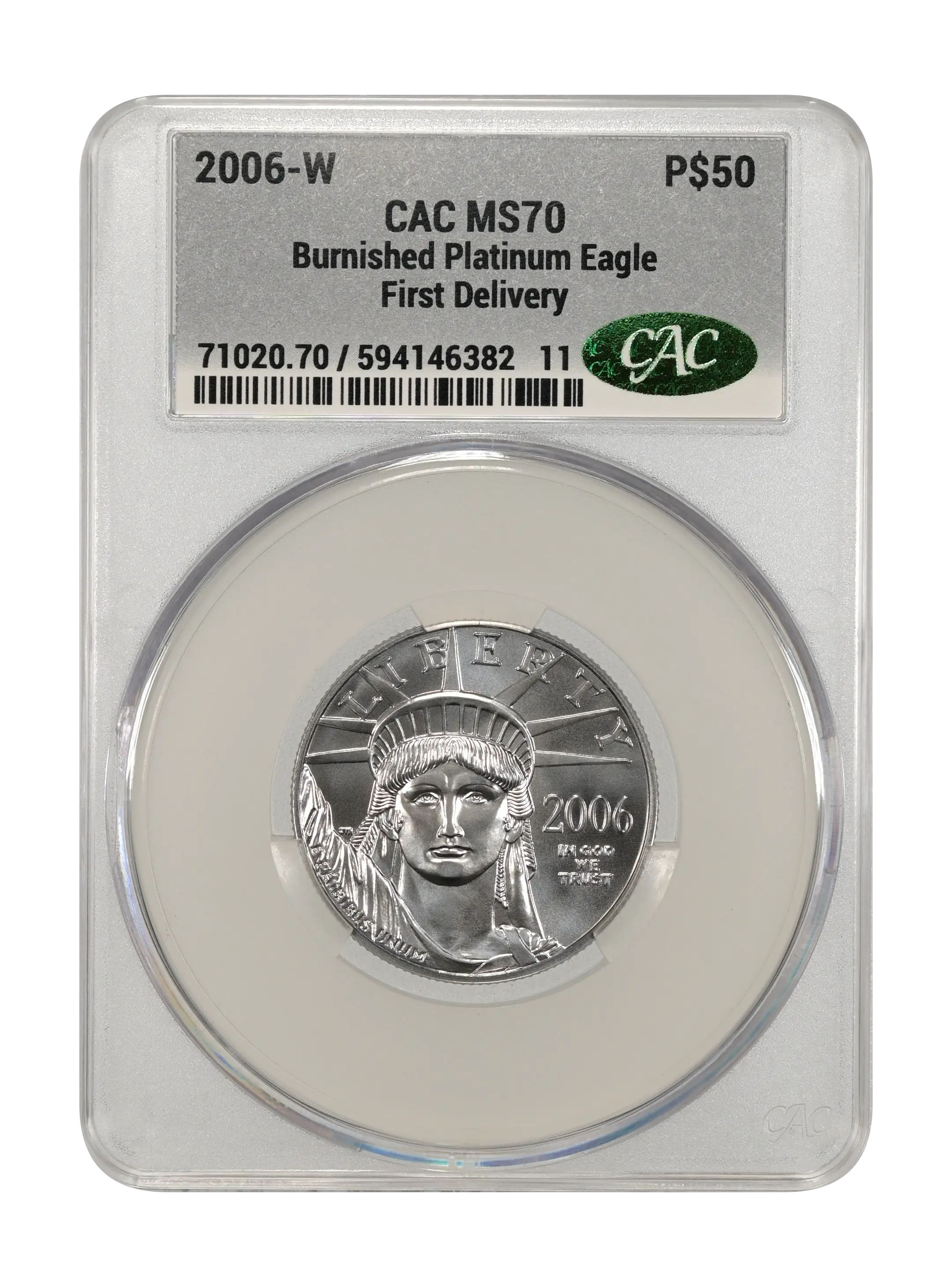 2006-W P$50  Platinum Eagle, Burnished MS thumbnail 11