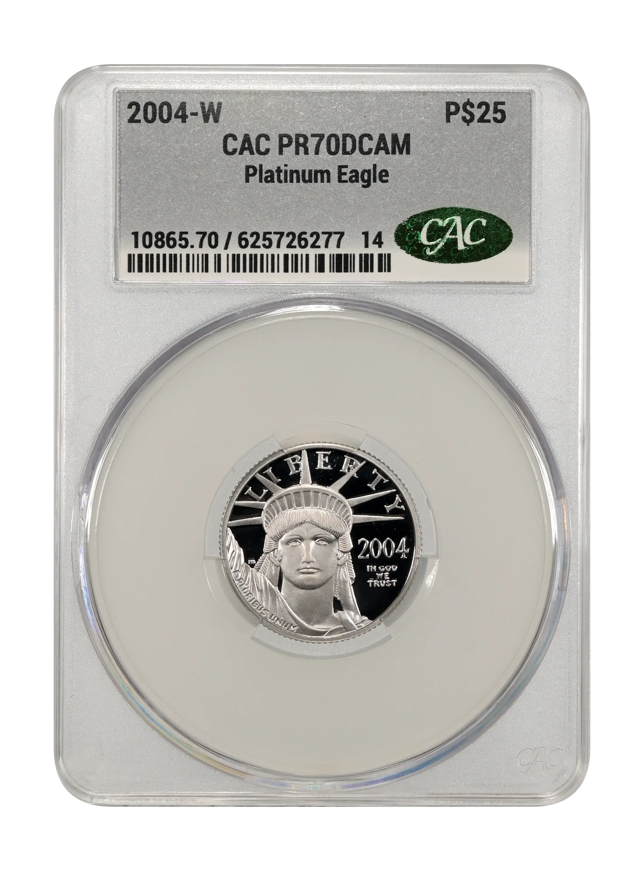 2004-W $25  Platinum Eagle PR DCAM thumbnail 19