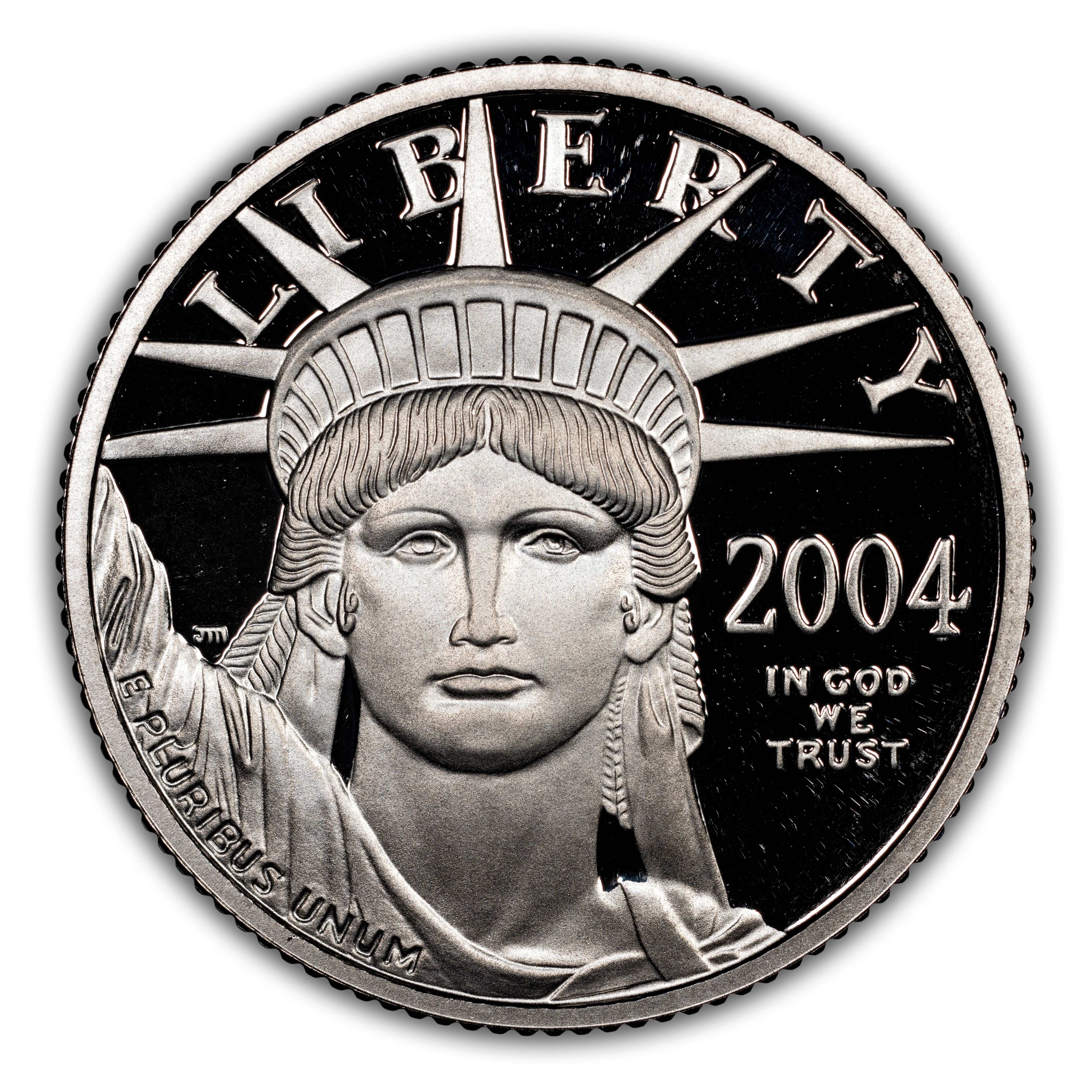 2004-W $25 Platinum Eagle PR DCAM