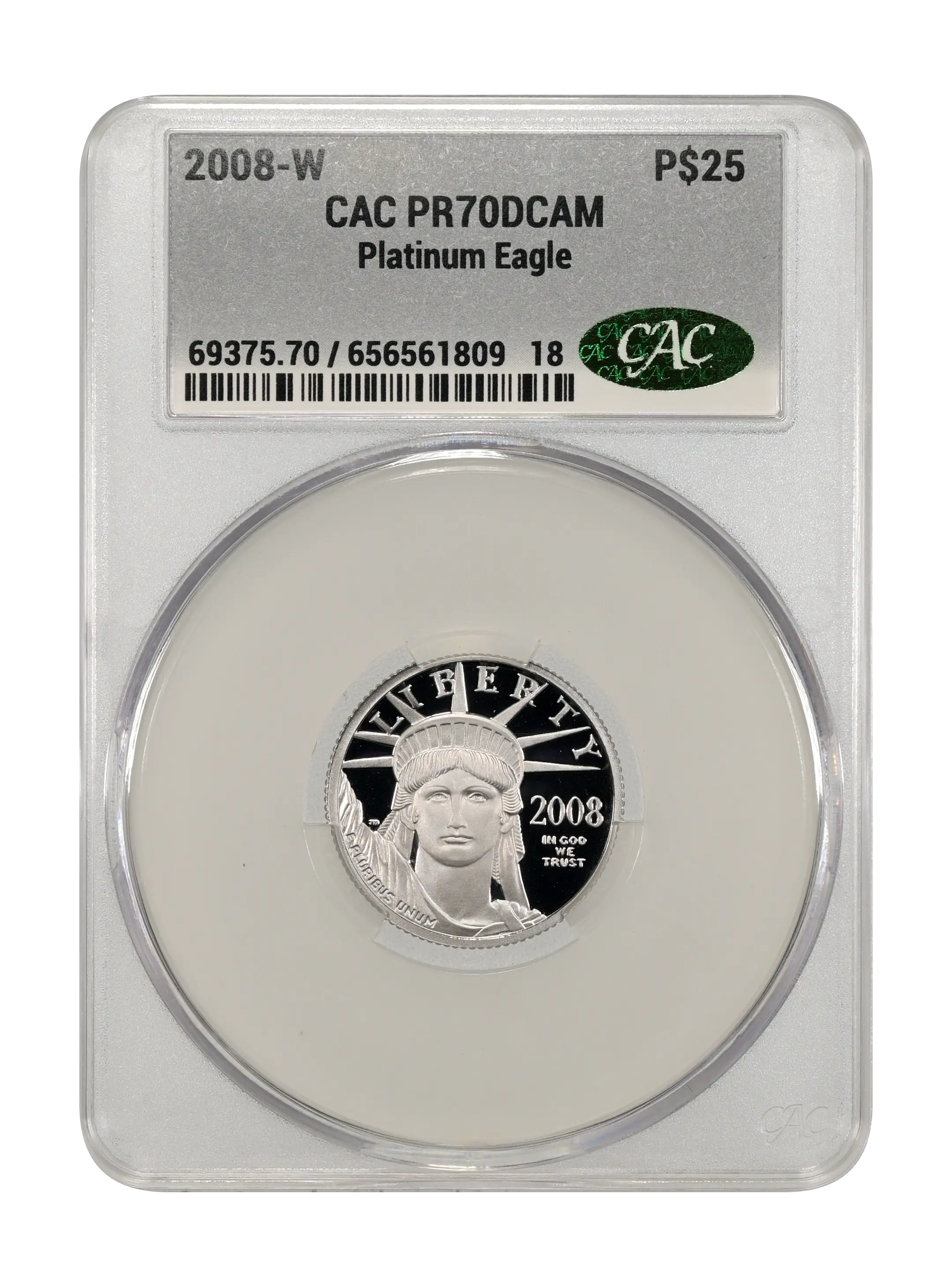 2008-W $25  Platinum Eagle PR DCAM thumbnail 19