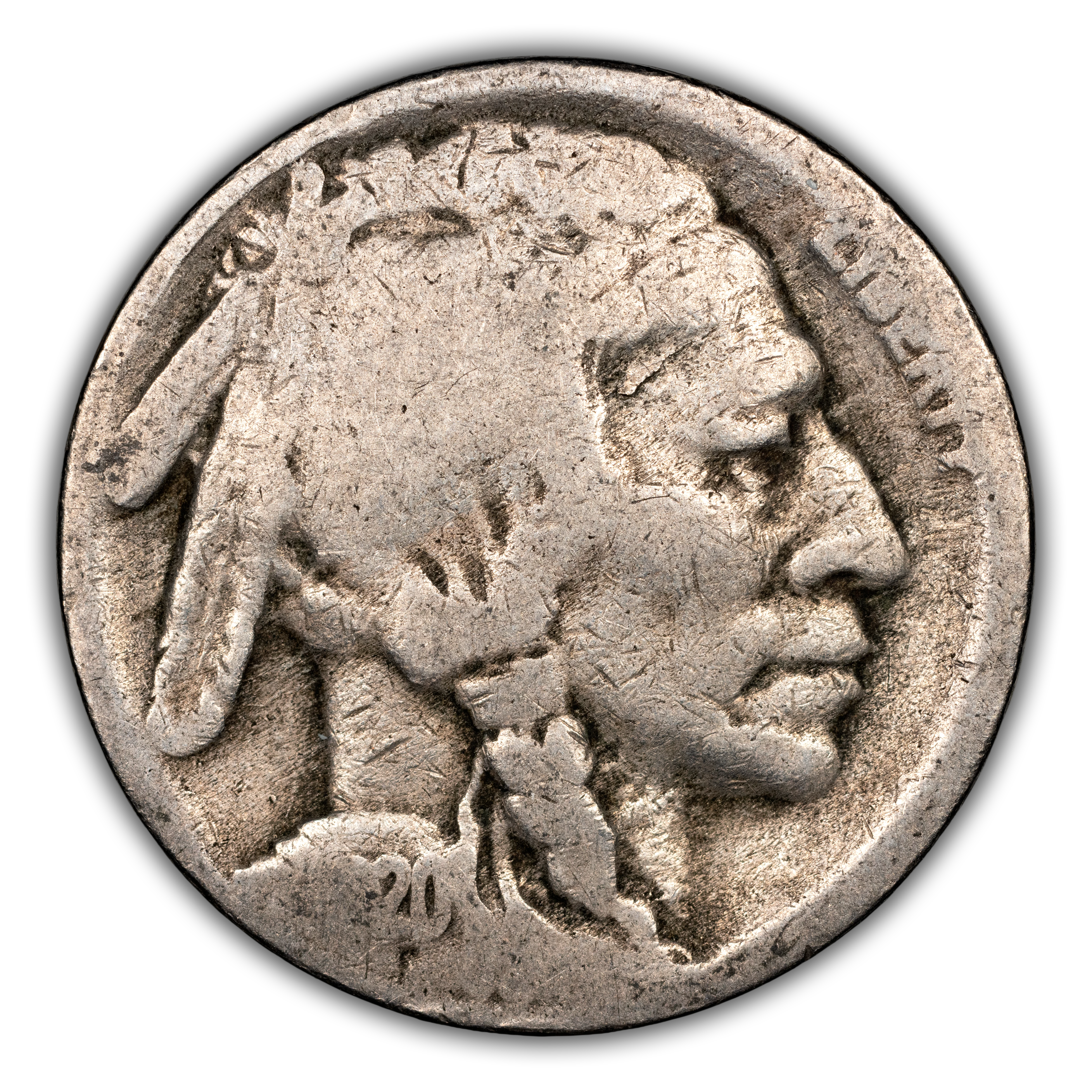 1920-S 5c 2 Feathers, FS-401 MS