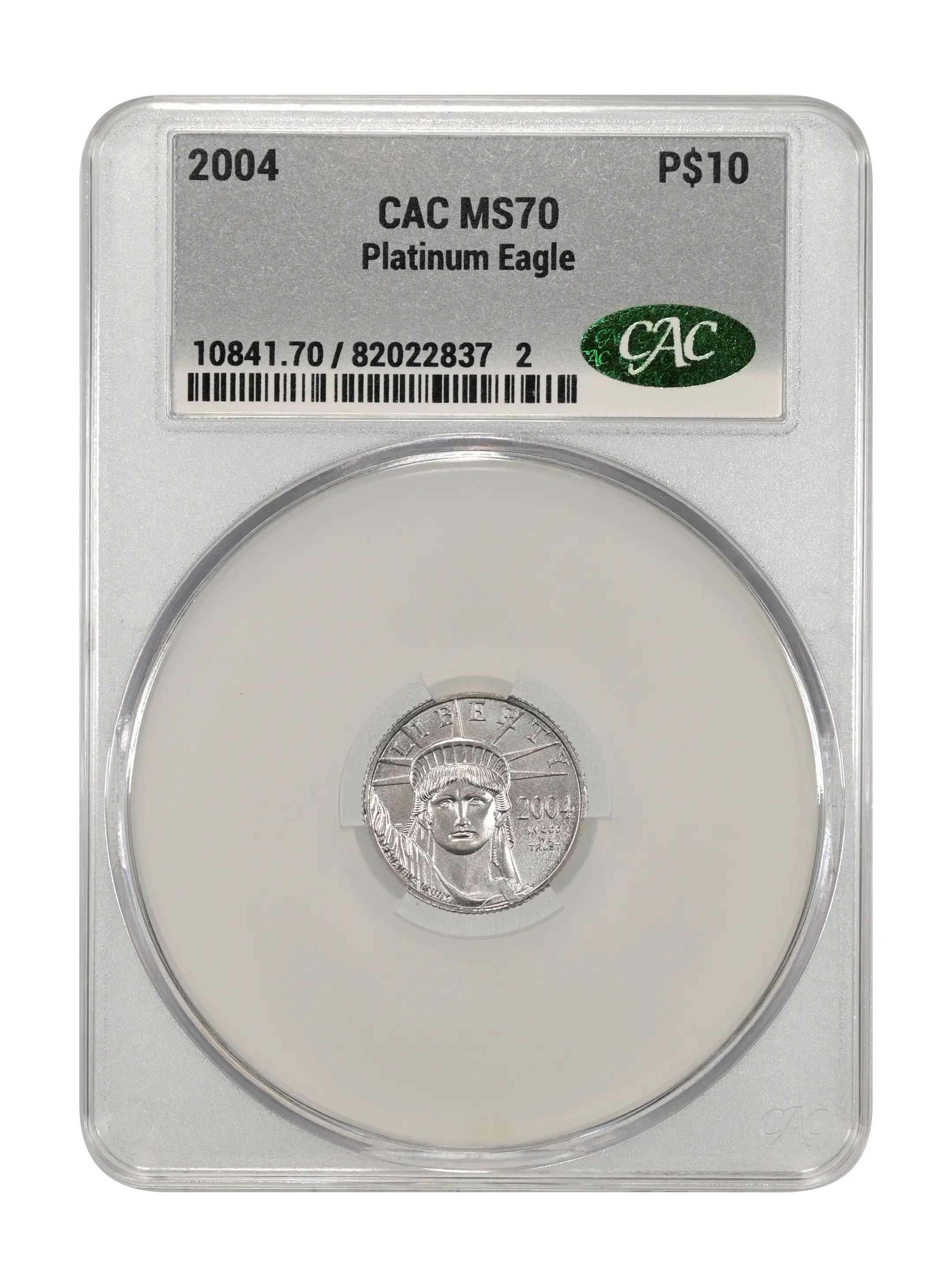 2004 $10  Platinum Eagle MS thumbnail 13