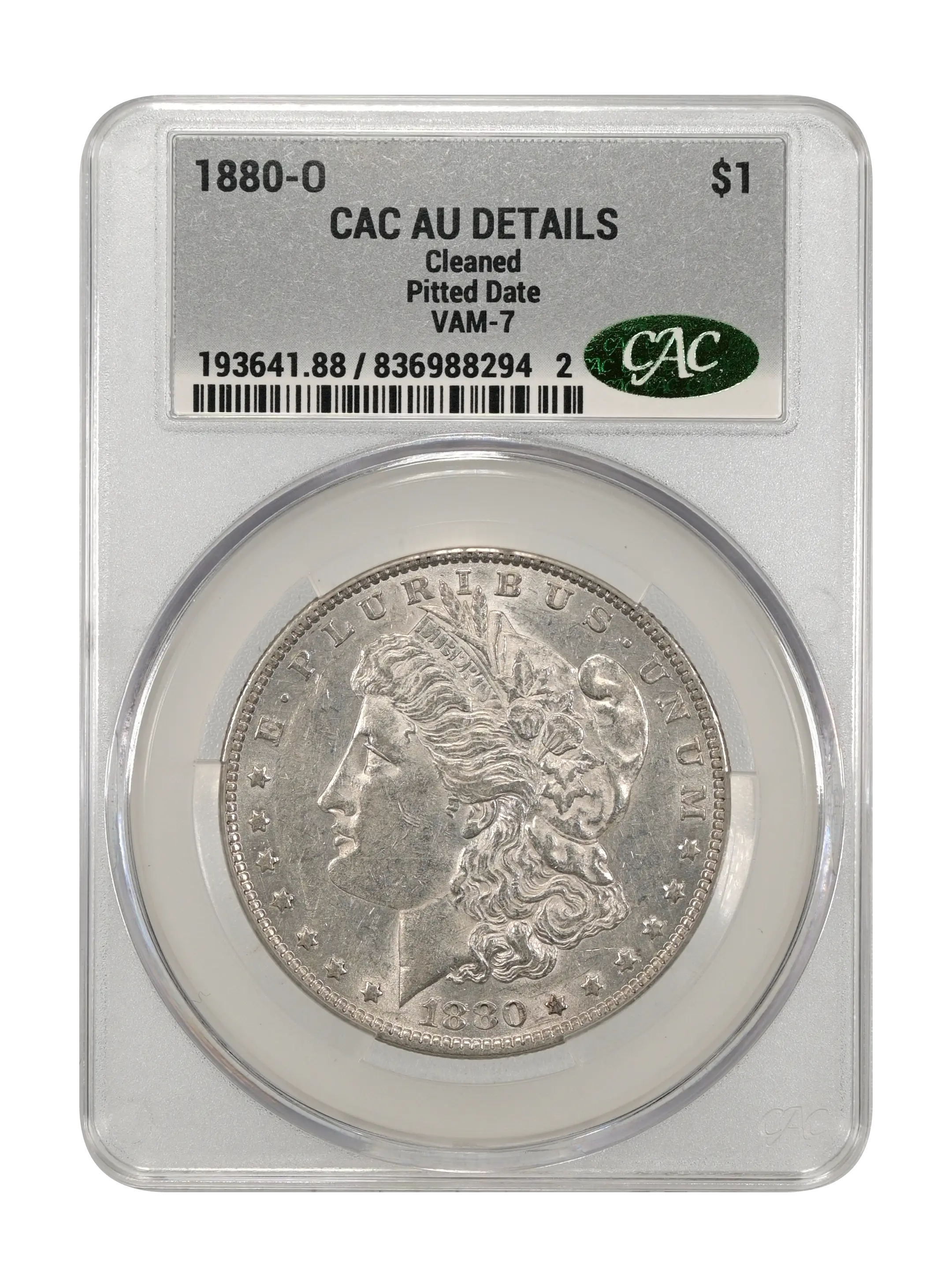 1880-O $1  Pitted Date, VAM-7  MS thumbnail 17