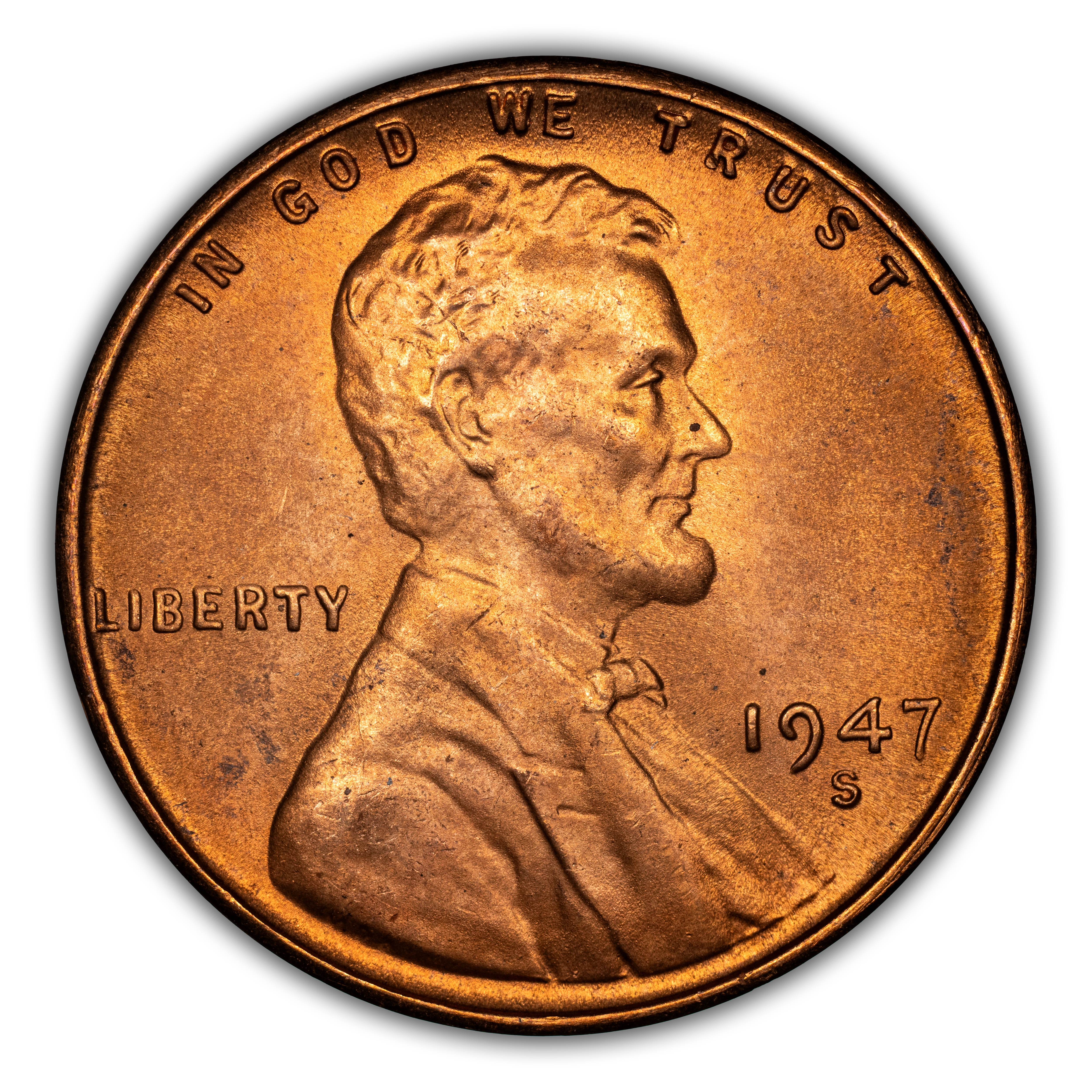 1947-S/S 1c Repunched Mintmark, FS-504 MS RD