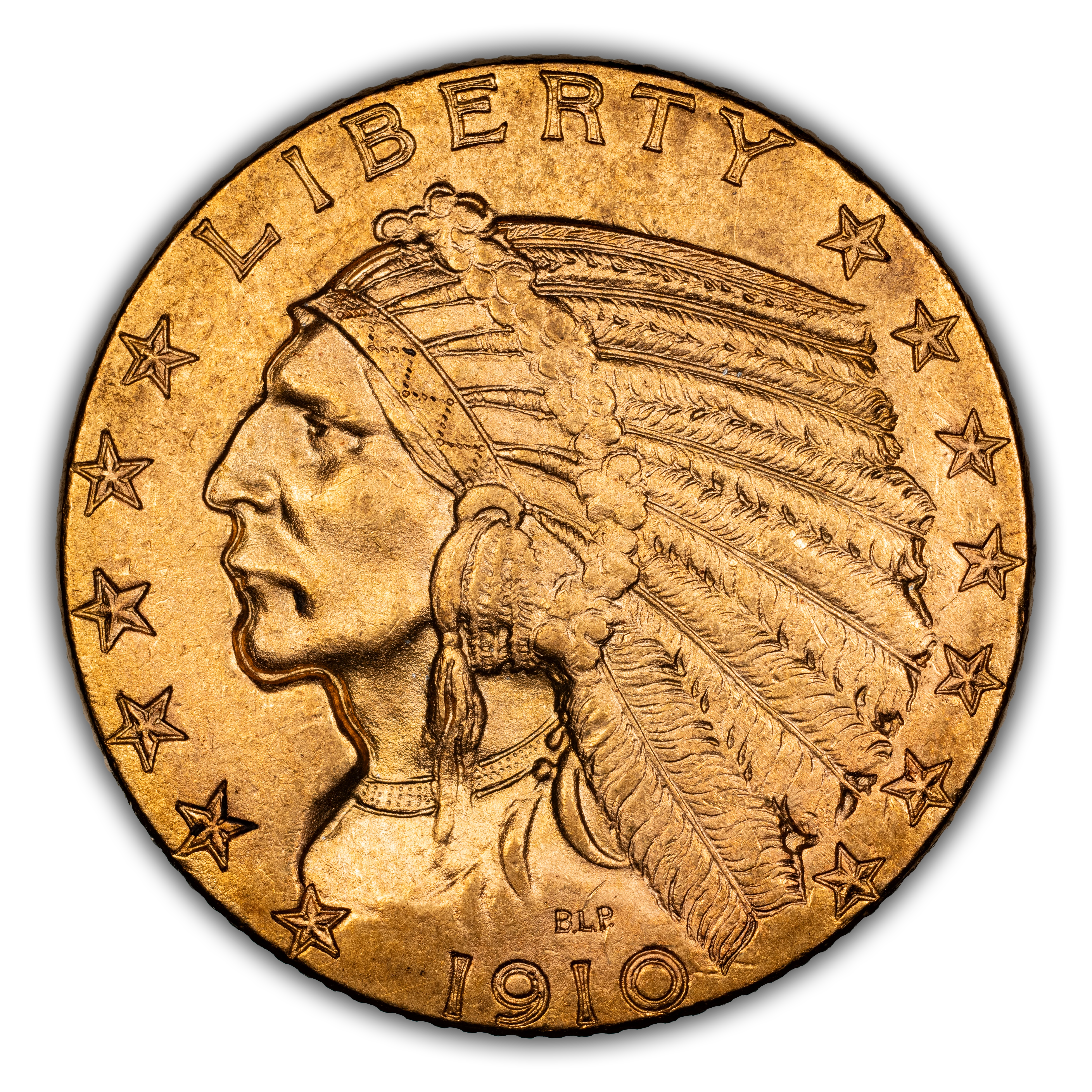 1910 $5 MS