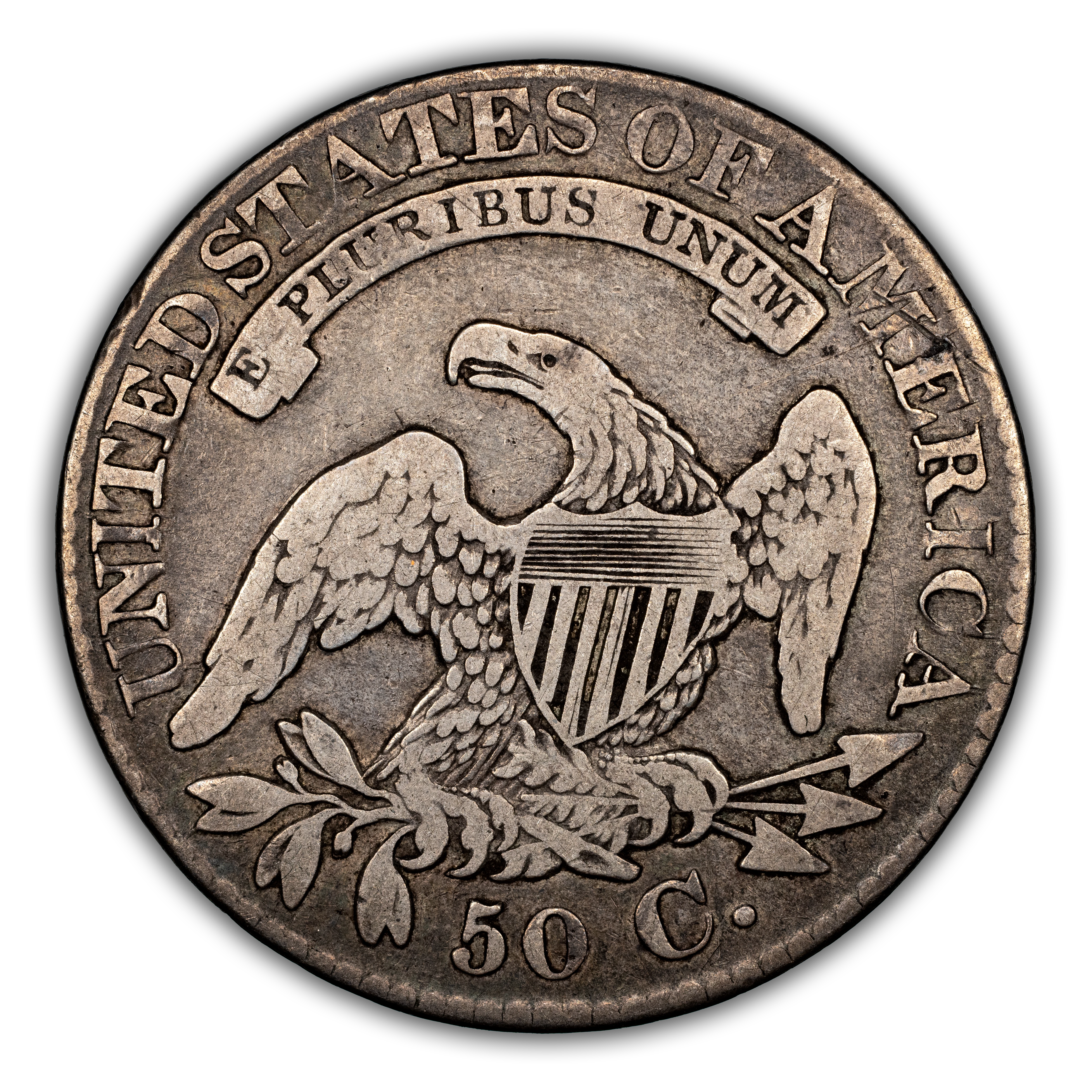 1828 50c Square Base 2, Large 8s MS thumbnail 12