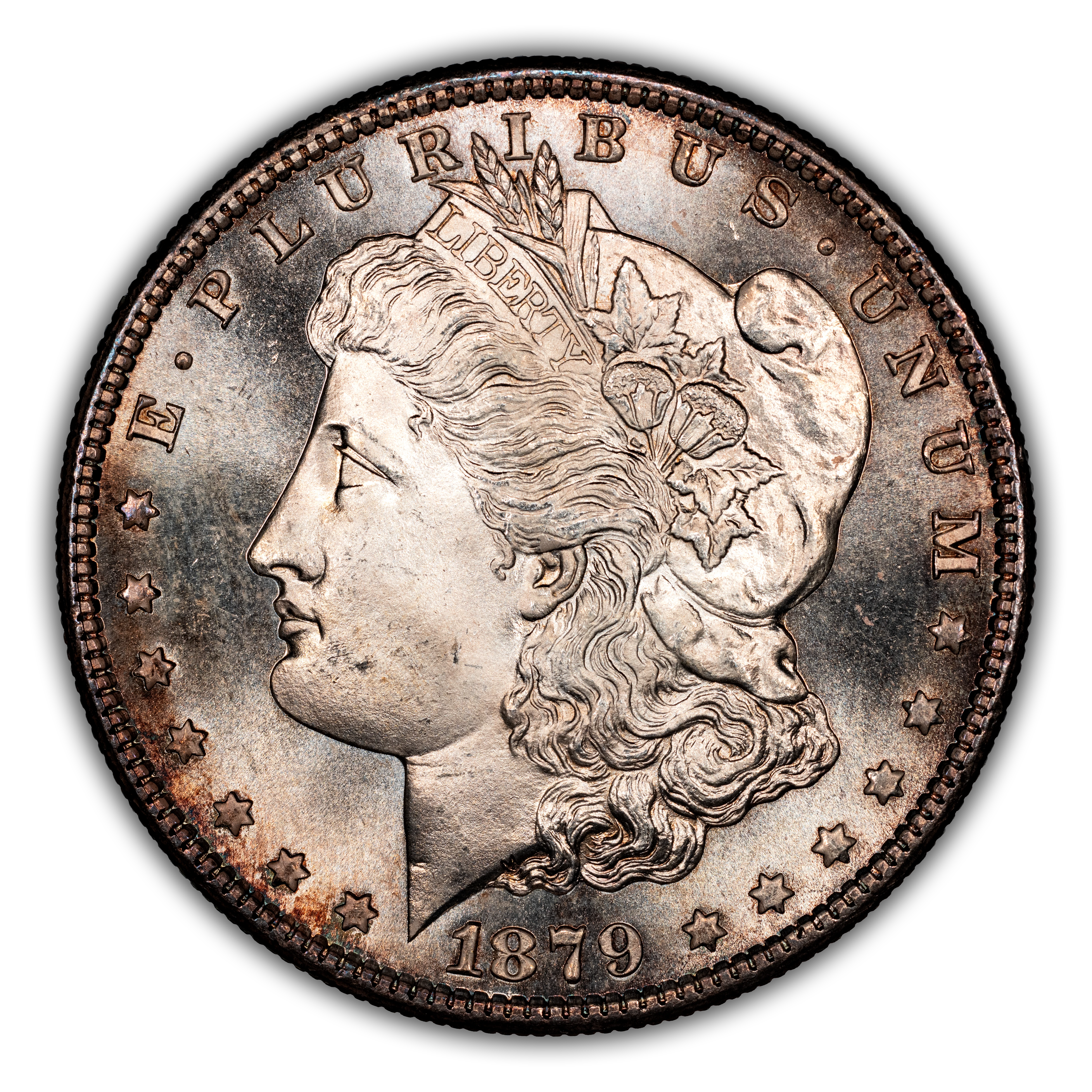 1879-S $1  Doubled Cap Top, Clashed, VAM-151A MS thumbnail 2