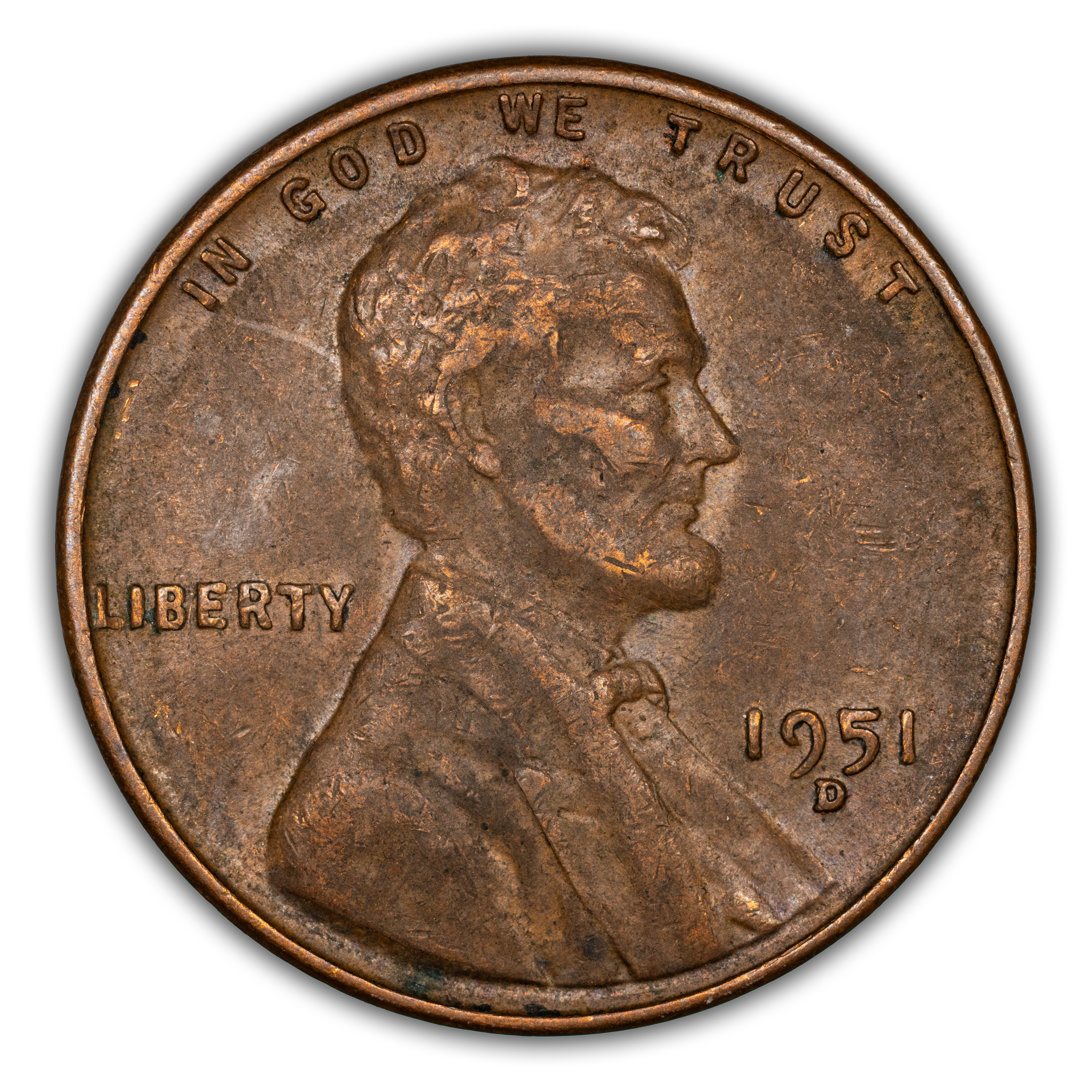 1951-D/S 1c Overmintmark, FS-511 MS BN
