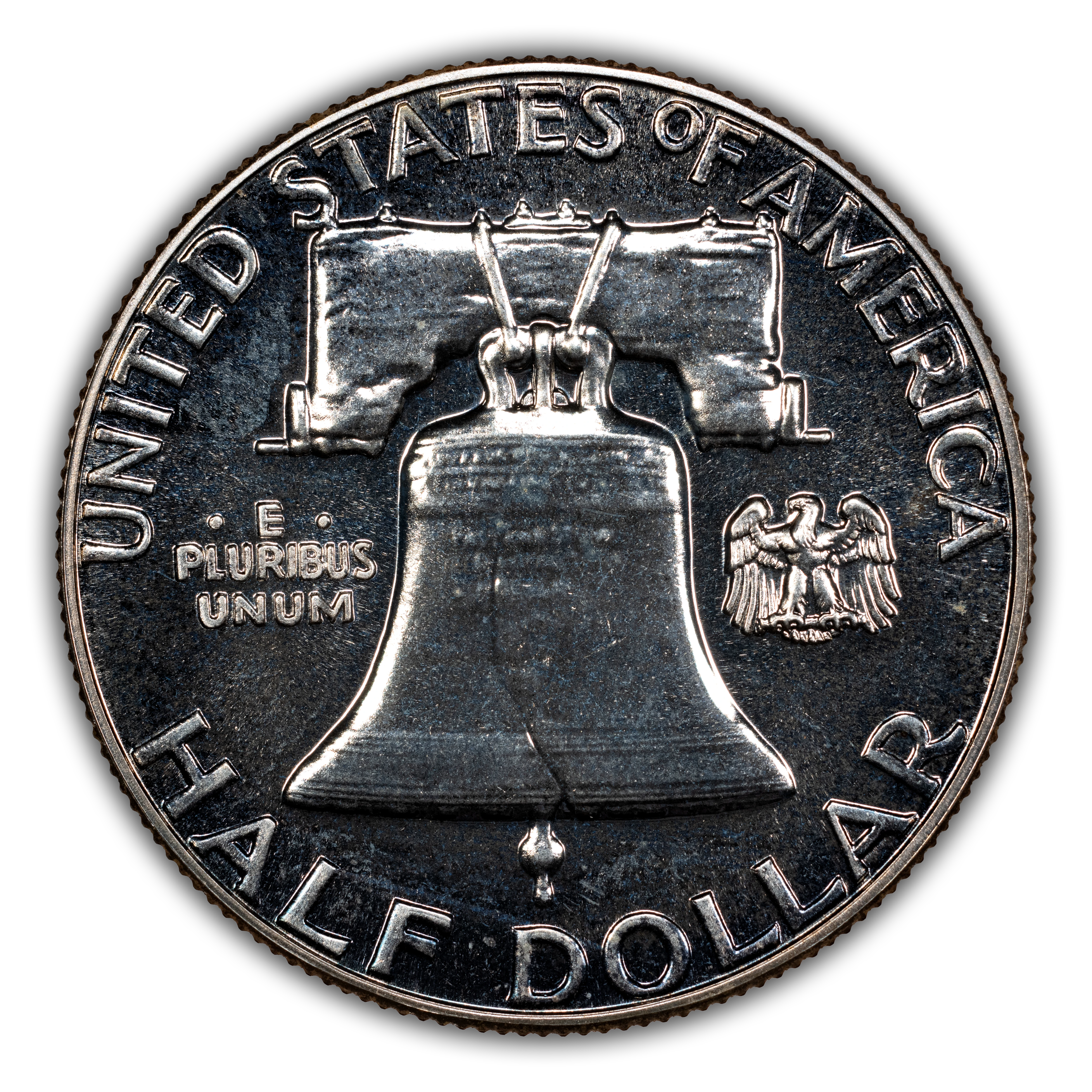 1961 50c Doubled Die Reverse, FS-802 PR thumbnail 2