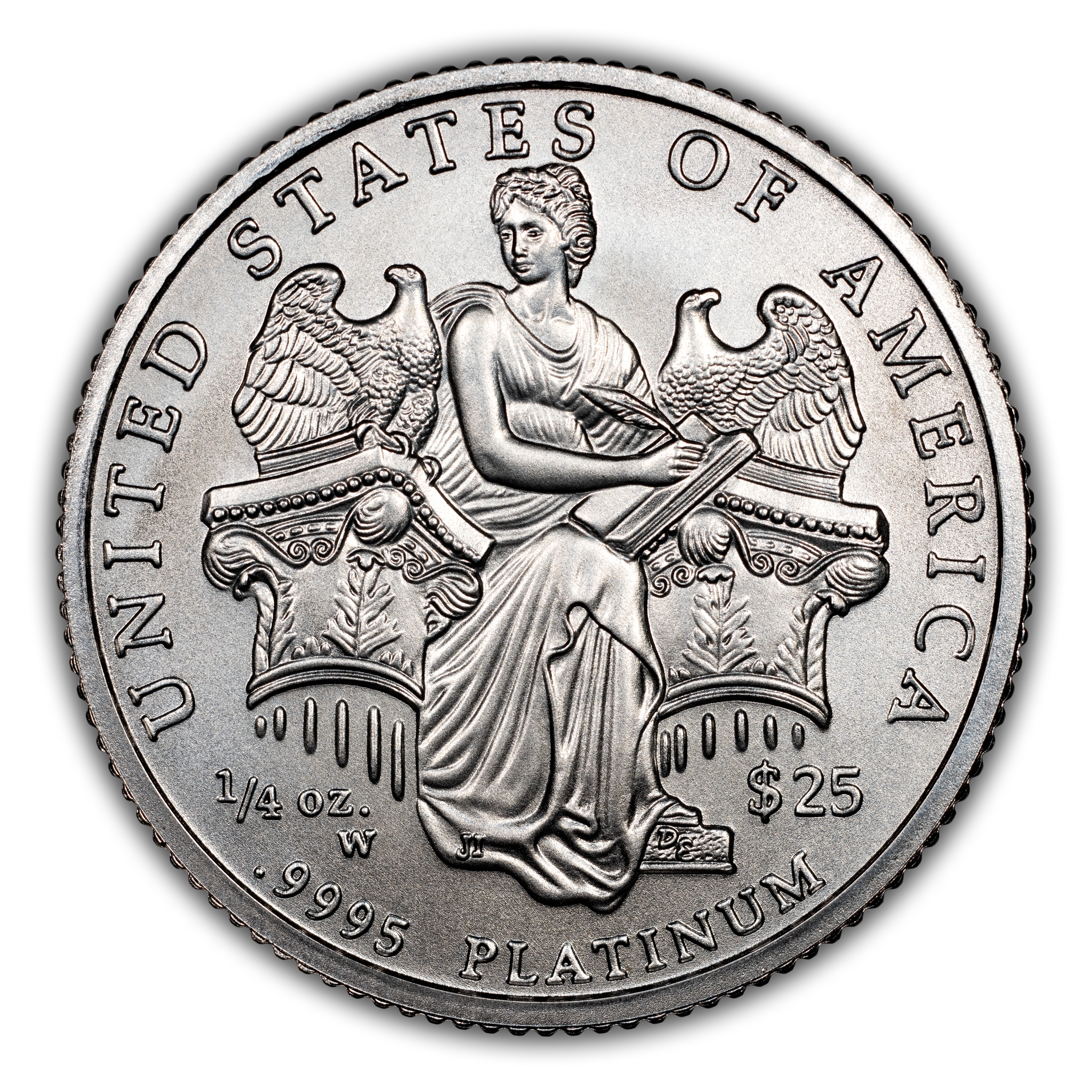 2006-W $25  Platinum Eagle, Burnished MS thumbnail 5