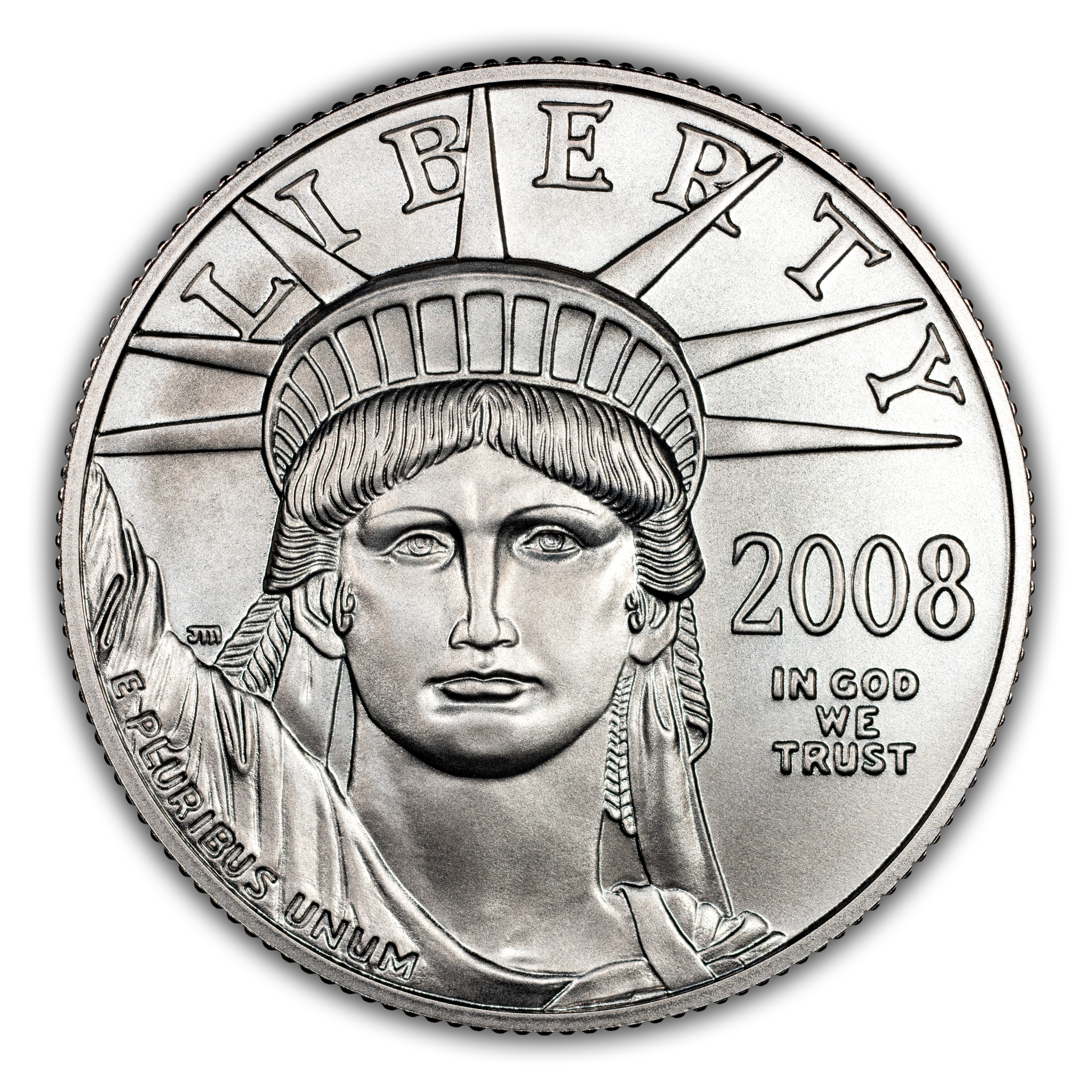 2008-W P$50  Platinum Eagle, Burnished MS thumbnail 6