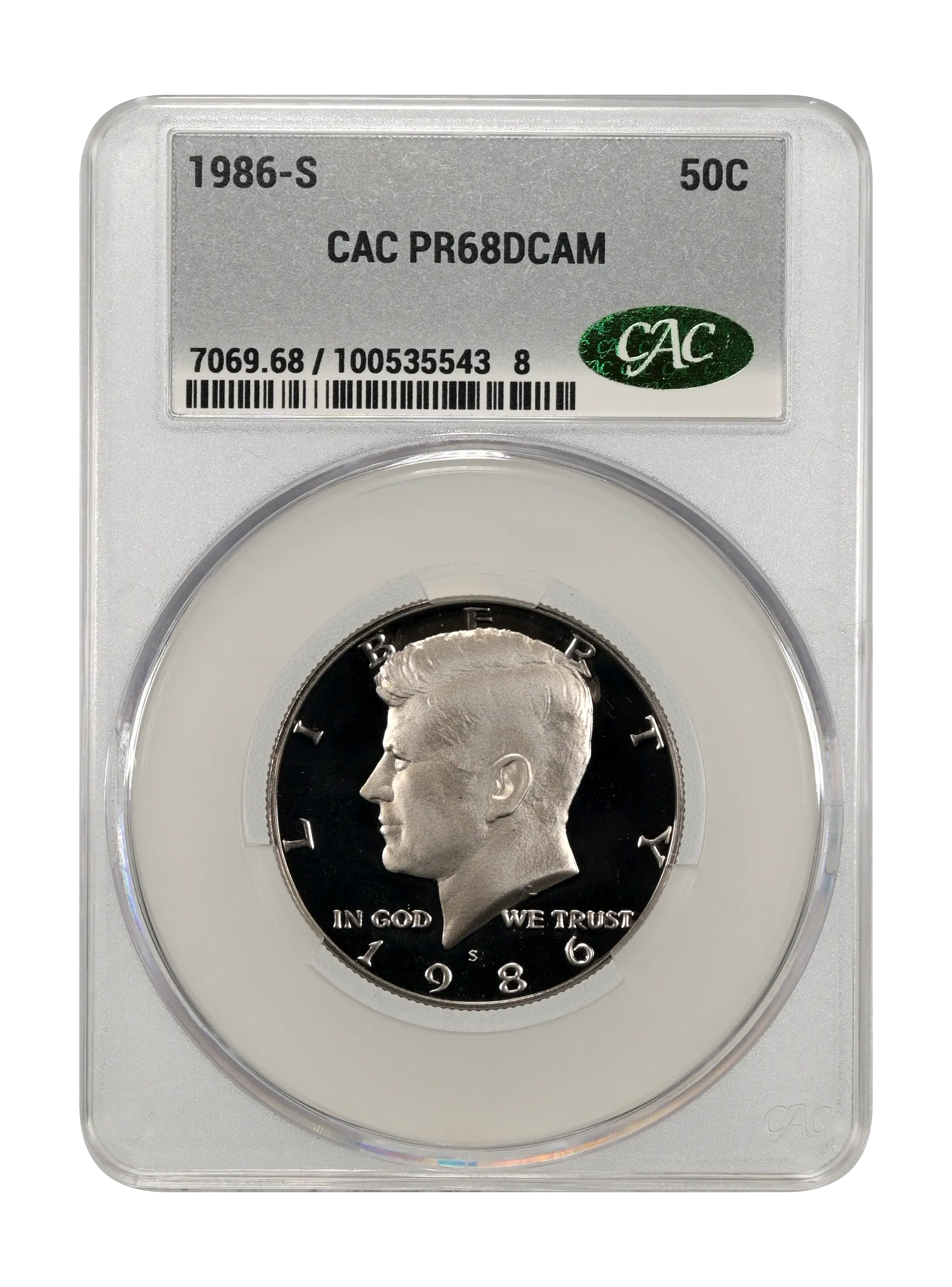 1986-S 50c PR DCAM thumbnail 13