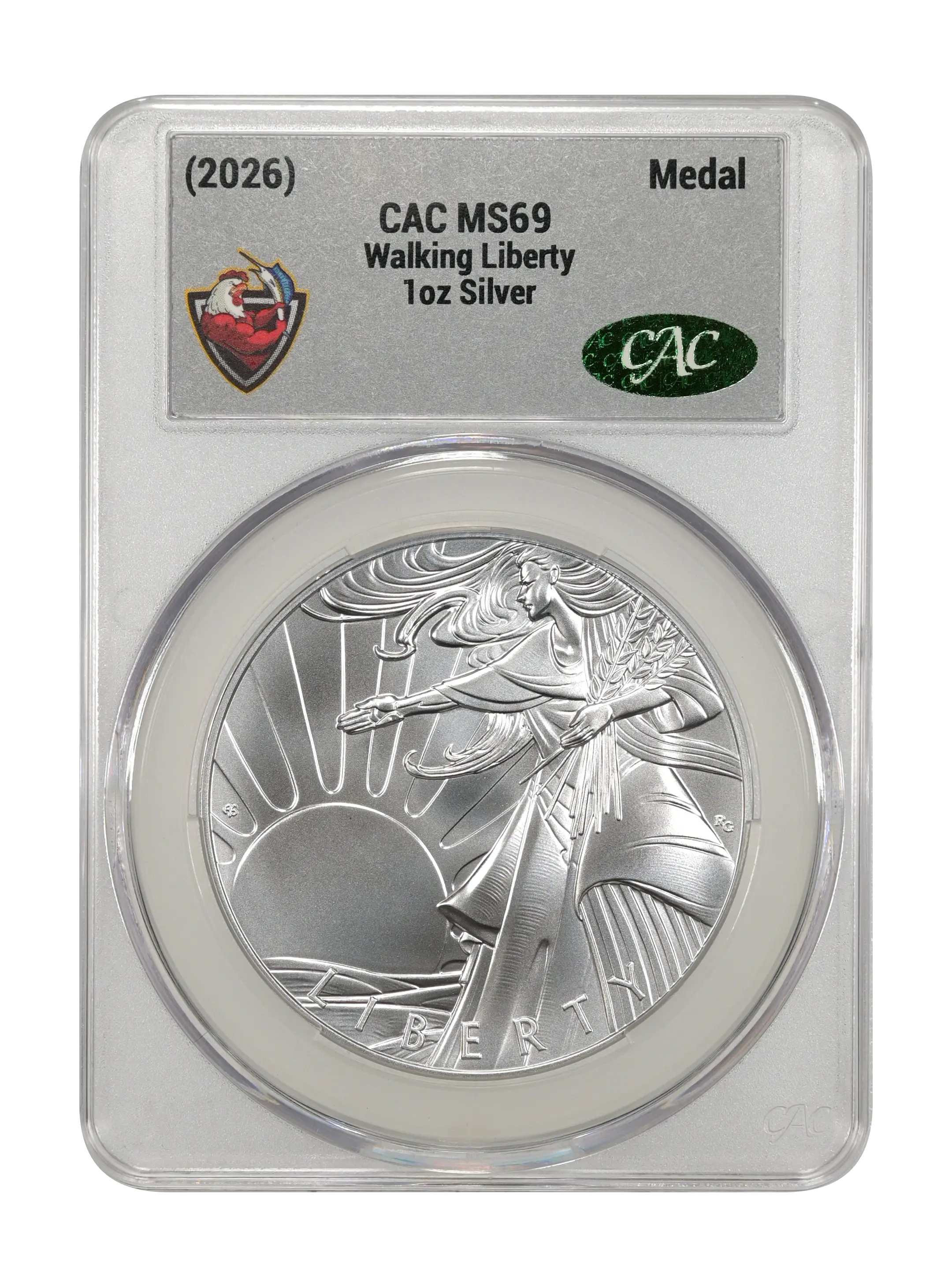 (2026) Medal 1oz Silver, Walking Liberty MS thumbnail 12