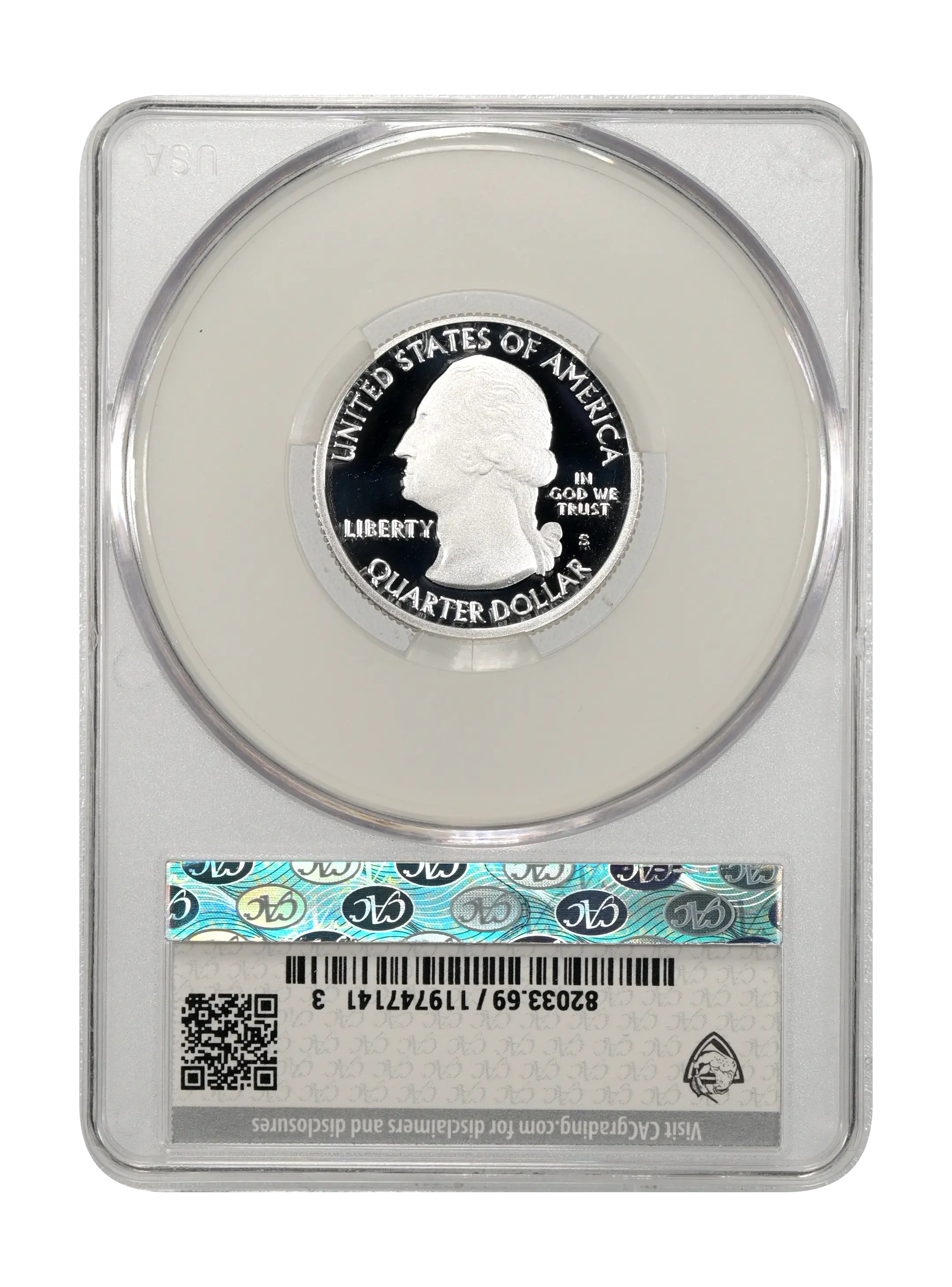 2019-S 25c Frank Church River of No Return, Silver PR DCAM thumbnail 11
