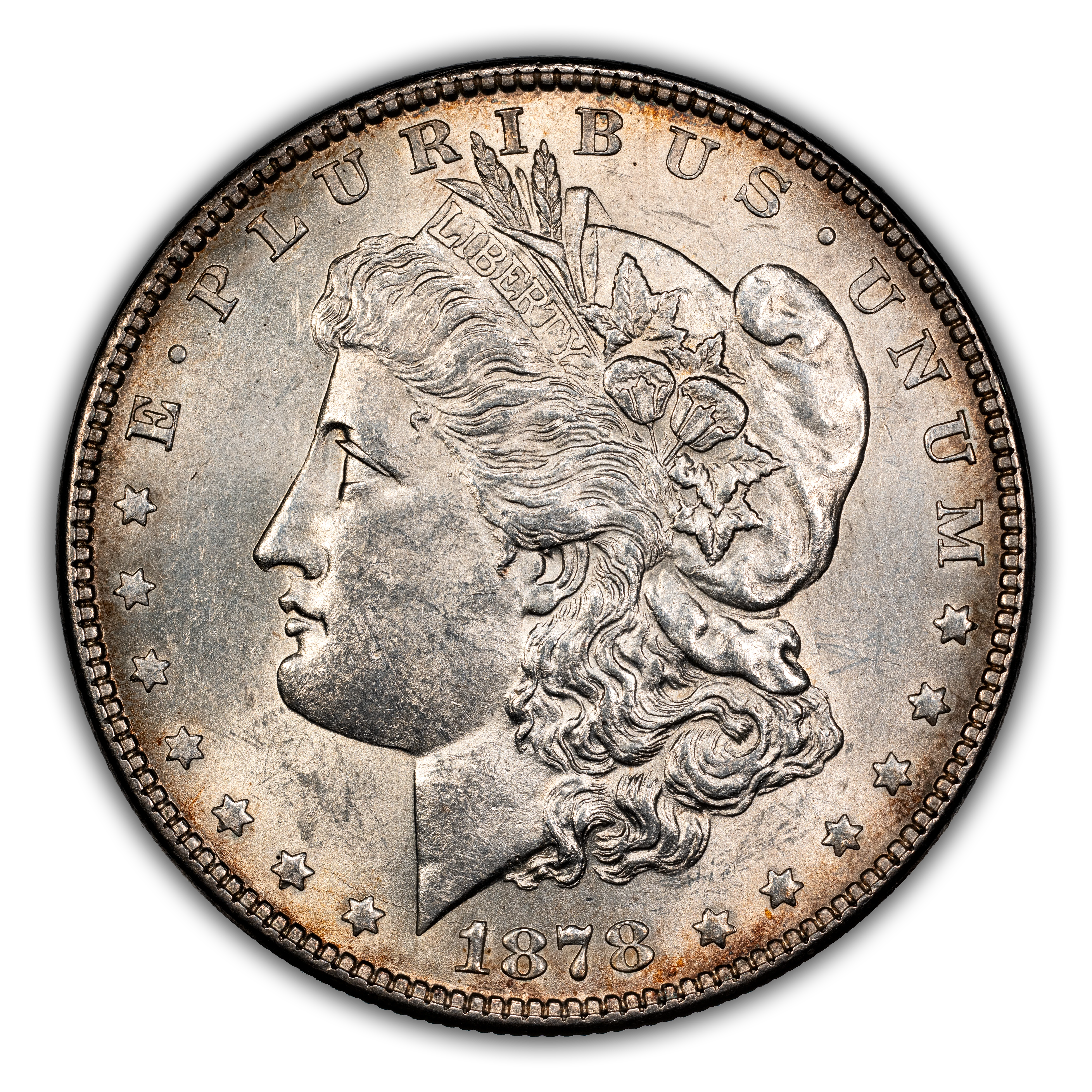 1878 7TF $1 Reverse of 1878, Doubled P, VAM-116C MS