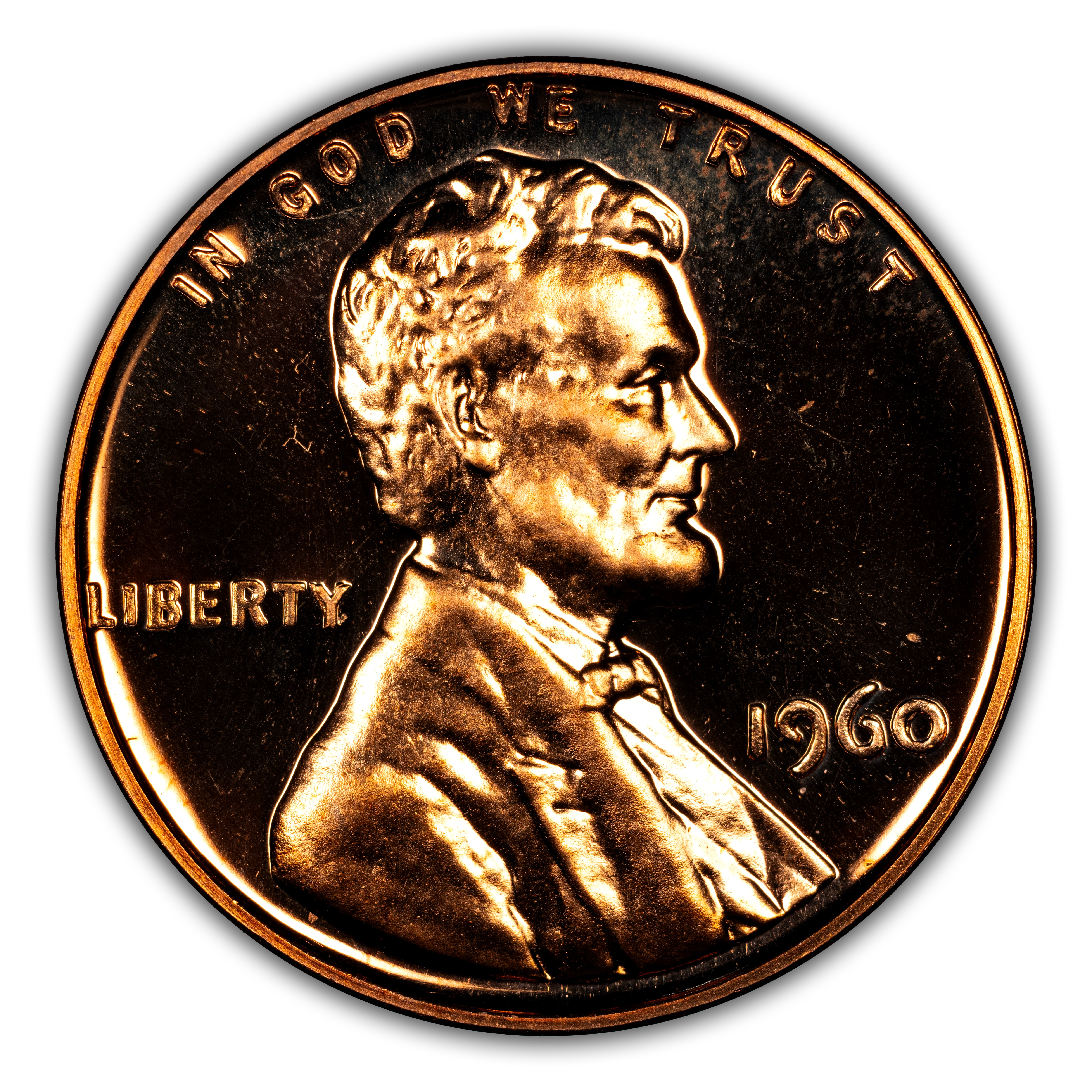 1960 1c Tripled Die Obverse, FS-103 PR RD