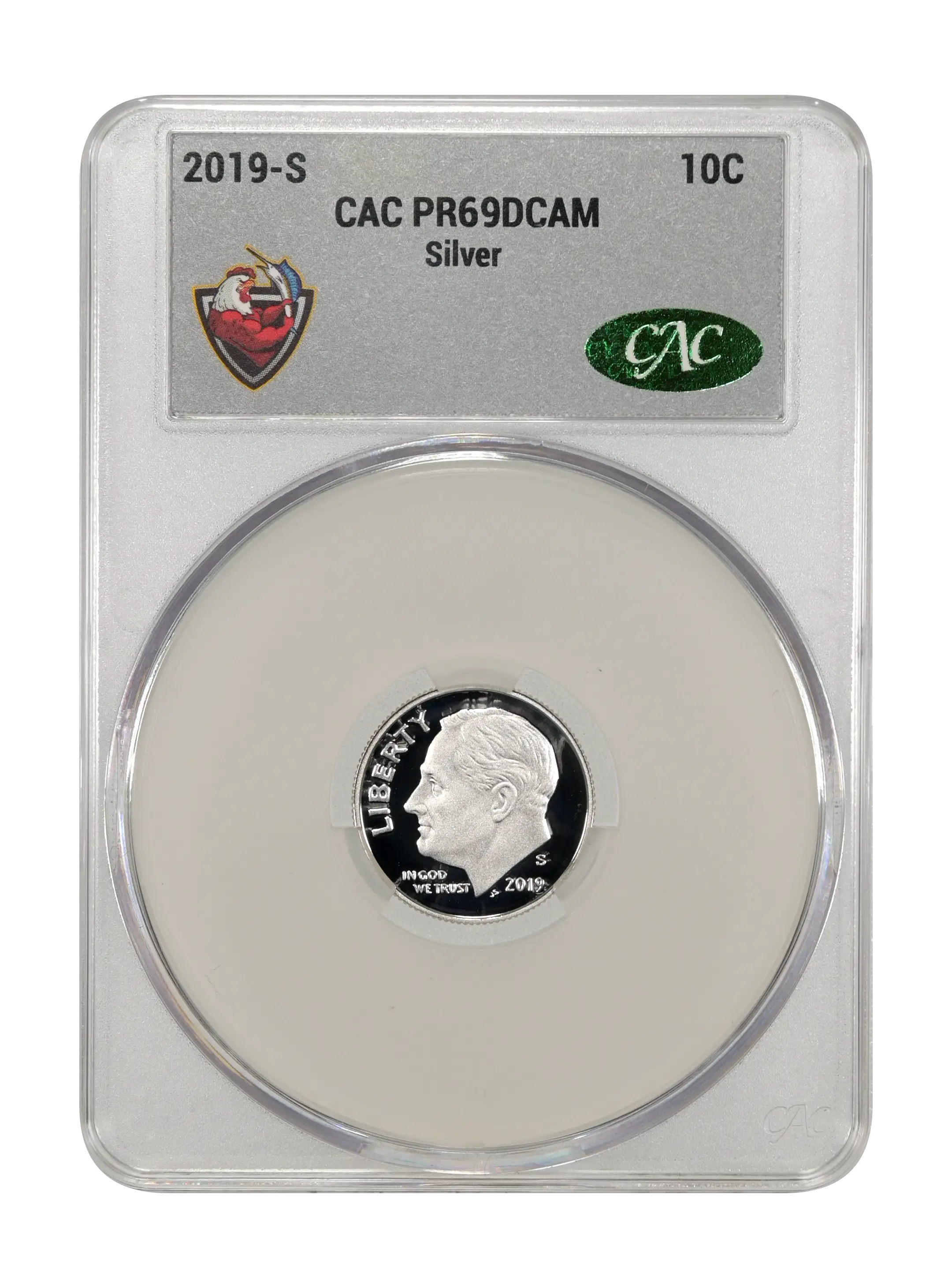 2019-S 10c Silver PR DCAM thumbnail 5