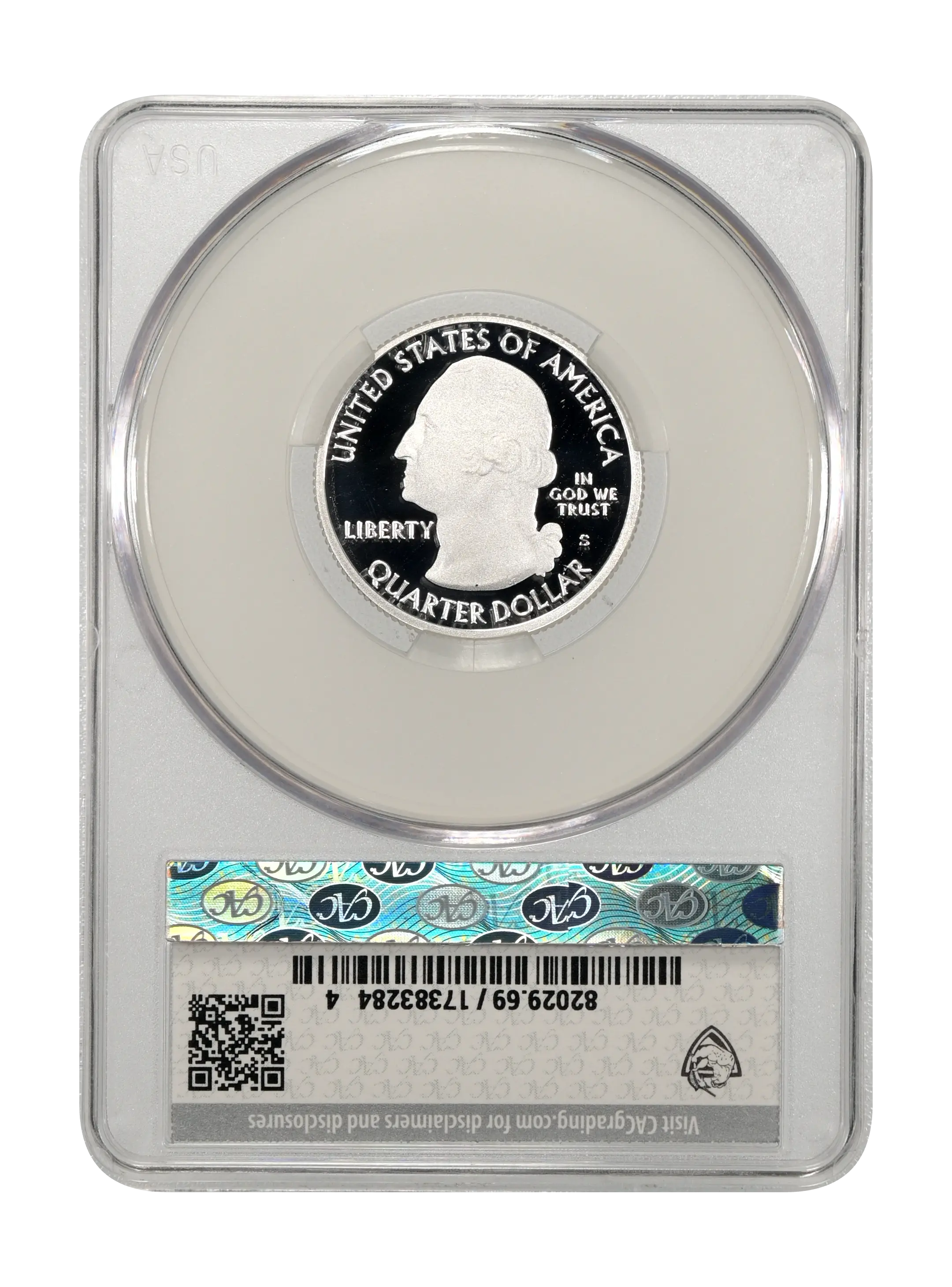 2019-S 25c War in the Pacific, Silver PR DCAM thumbnail 12